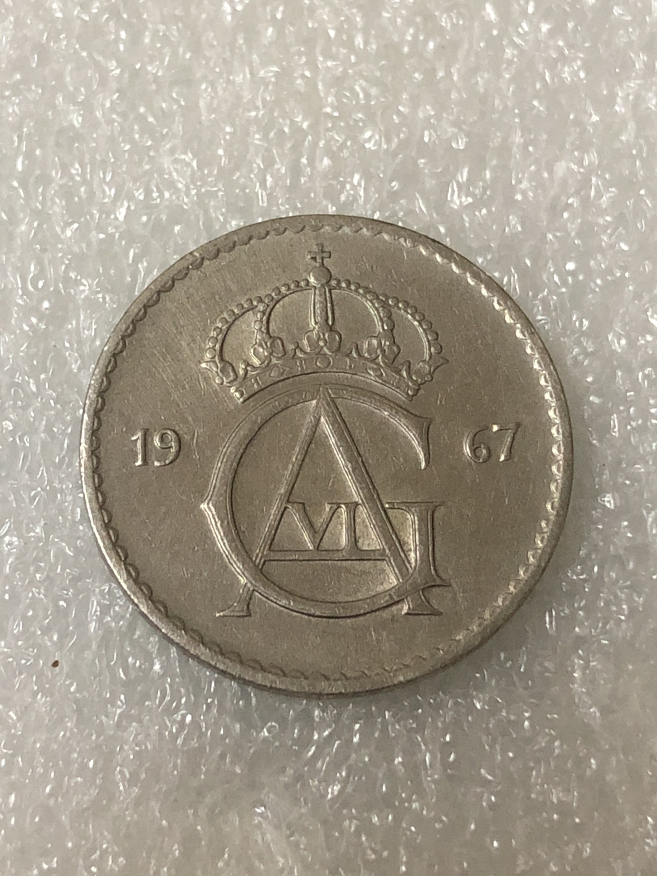 神仙姐姐散币好品专场第二十三期（无佣金满邮自动发出 1967年 瑞典50欧尔