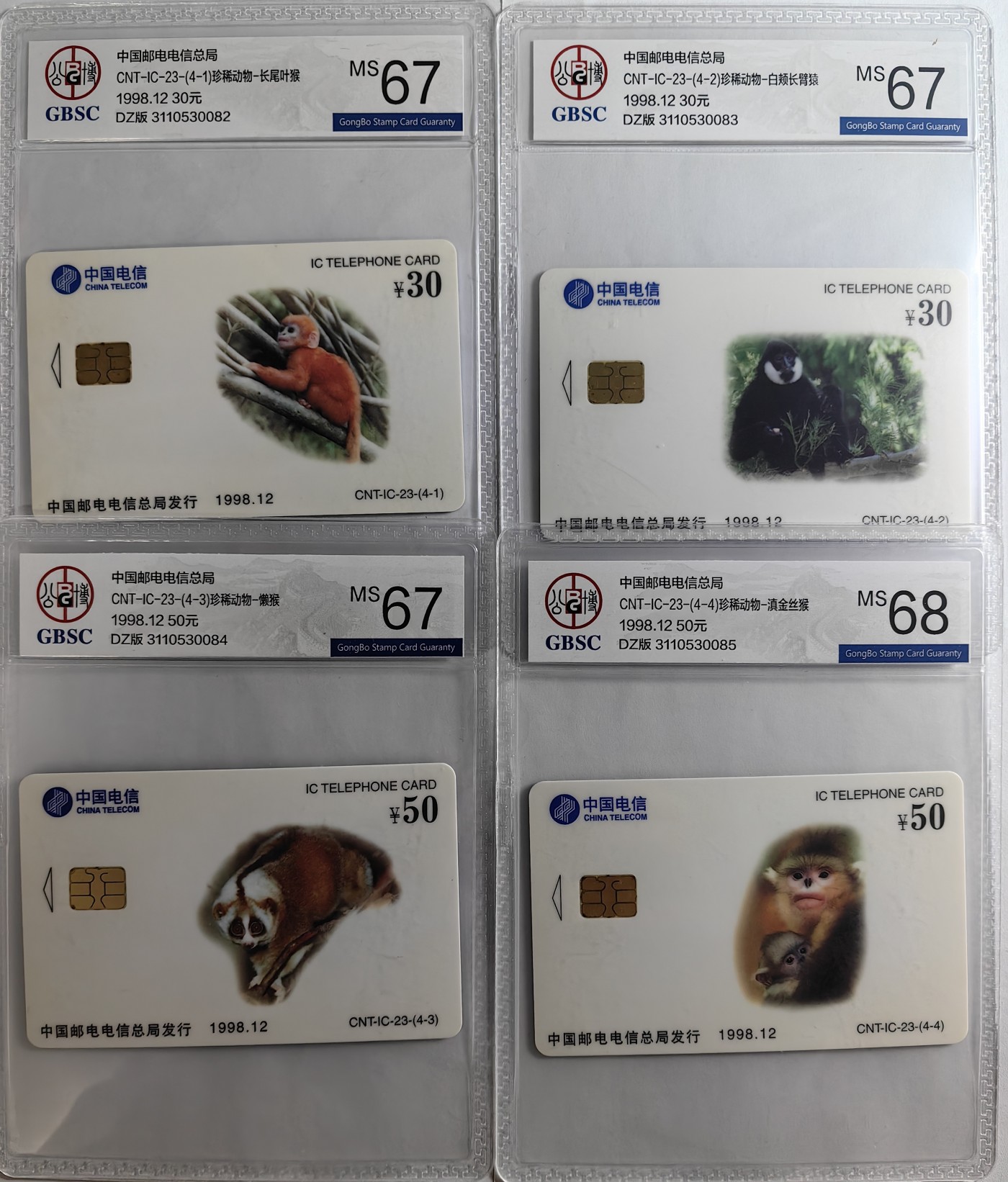 乐玩集藏第16期IC评级卡专拍(3.20晚8点开拍) IC23珍惜动物电总版公博混分