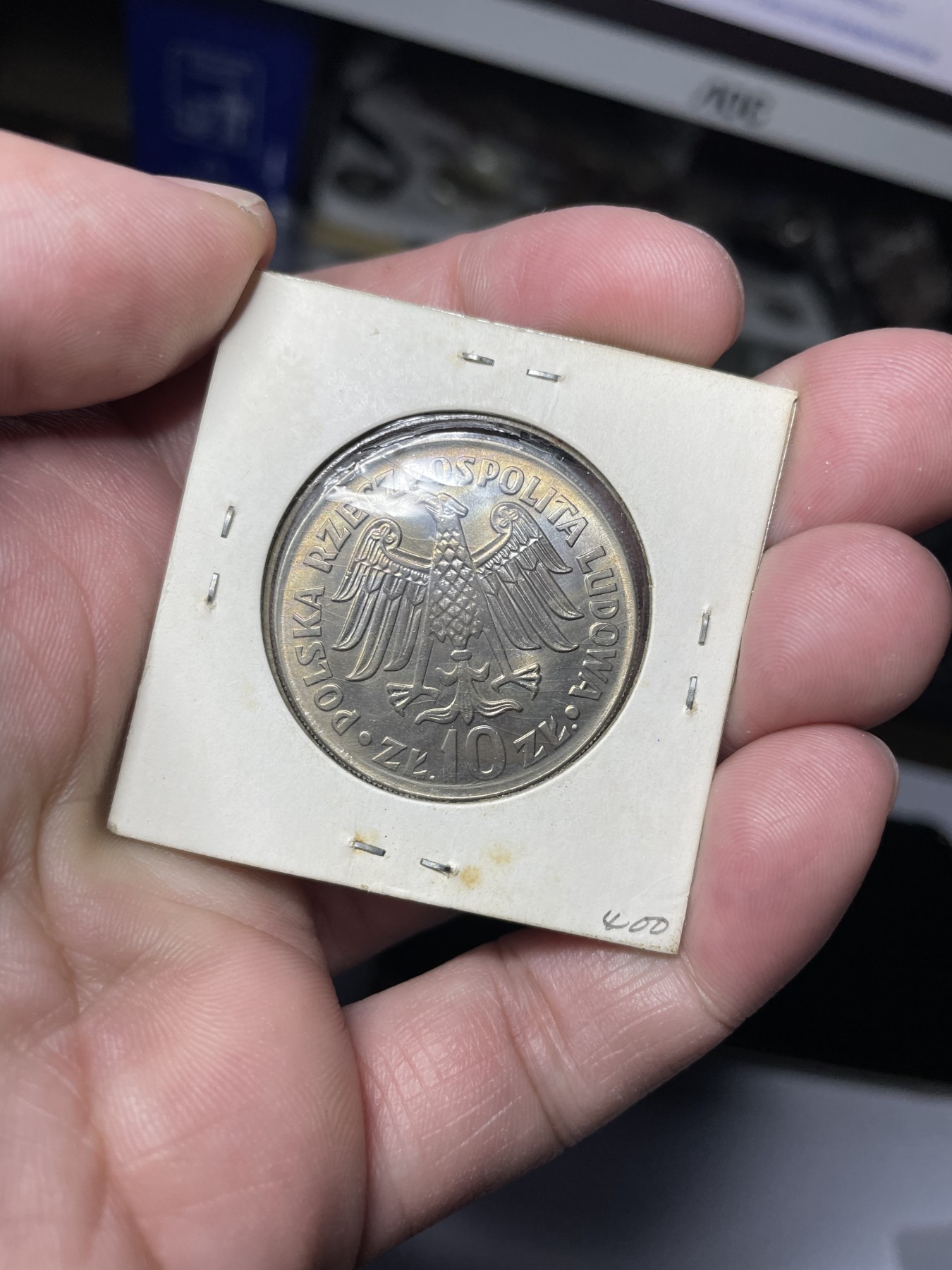 2024年集古藏今外币拍卖第二期-第7场-捷克斯洛伐克和波兰专场（总第17拍） 带光-1964年波兰10兹罗提-波兰雅盖隆大学建校600周年（铭文阳刻版）