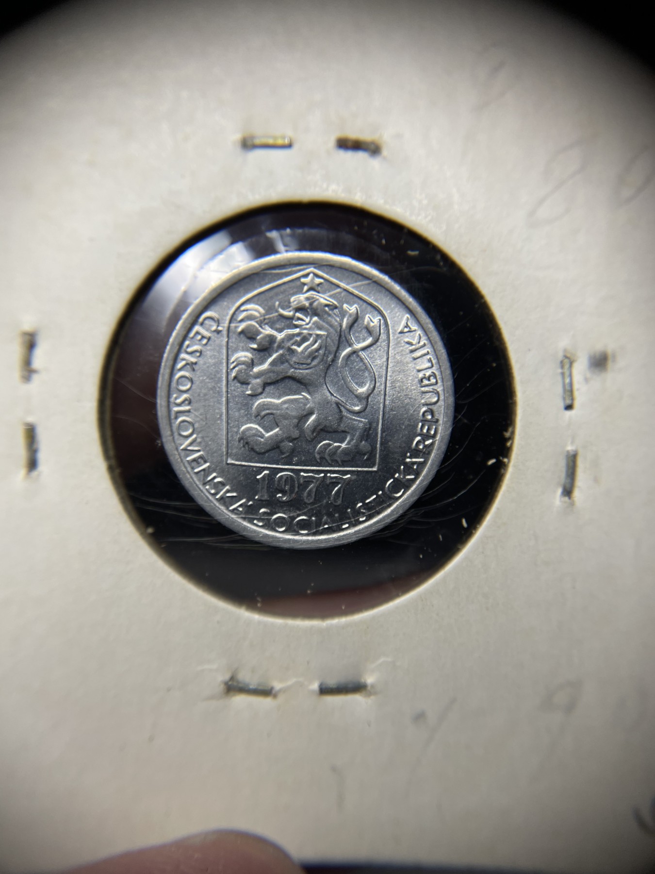 2024年集古藏今外币拍卖第二期-第7场-捷克斯洛伐克和波兰专场（总第17拍） 原光1977年捷克斯洛伐克10赫勒