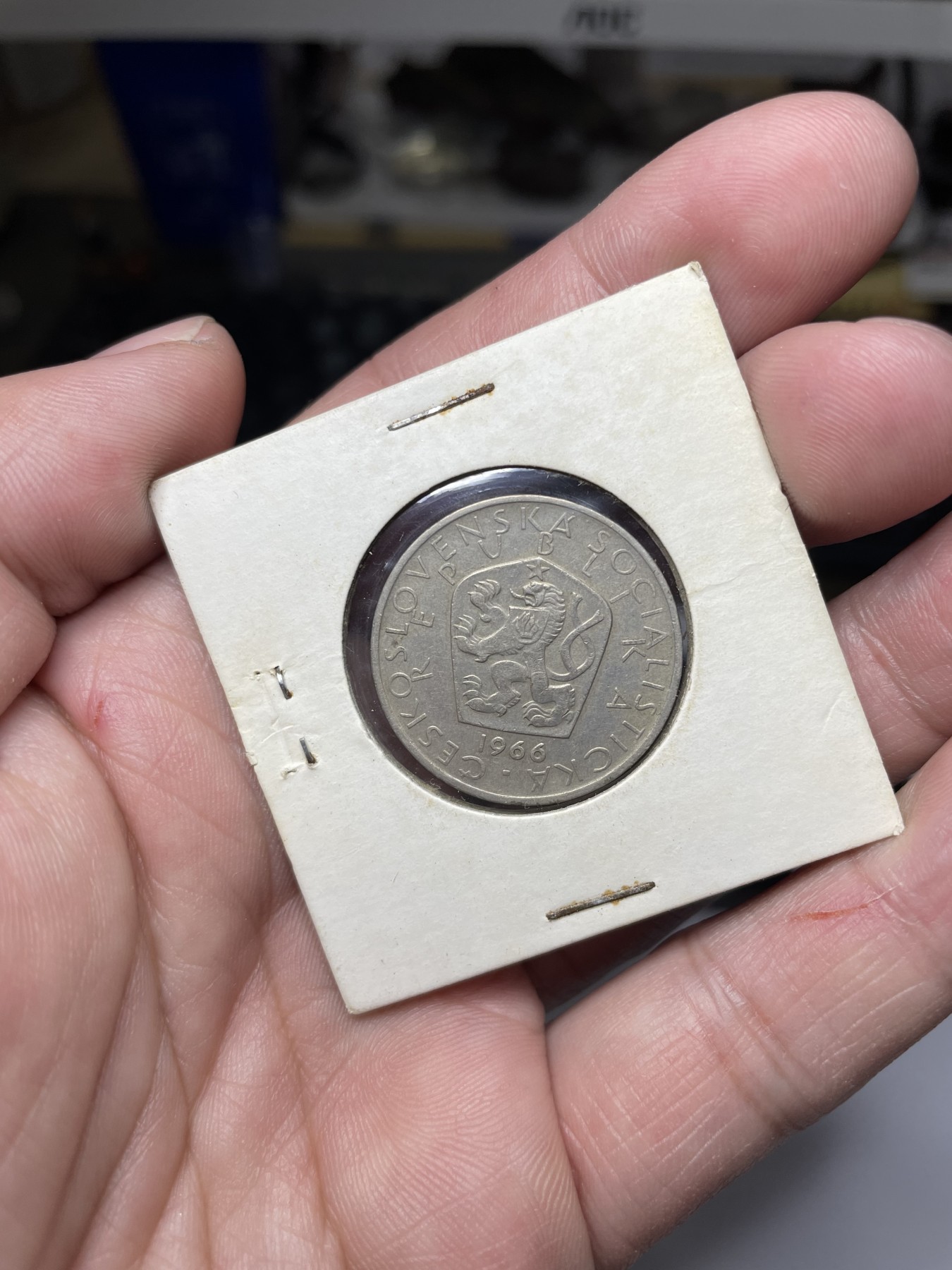 2024年集古藏今外币拍卖第二期-第7场-捷克斯洛伐克和波兰专场（总第17拍） 1966年捷克斯洛伐克5克朗