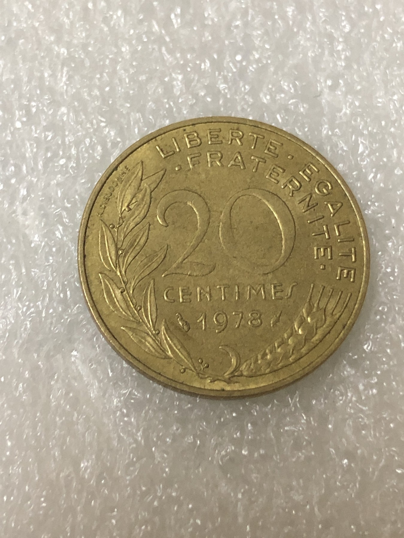 神仙姐姐散币好品专场第二十三期（无佣金满邮自动发出 1978年 法国20生丁