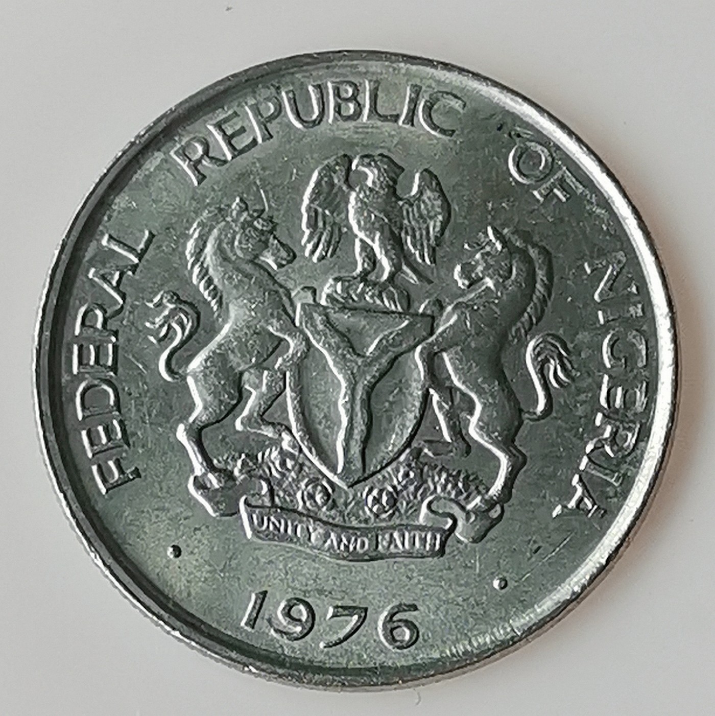 第一海外回流一元起拍收藏 散币专场 第72期 1976年尼日利亚5考包