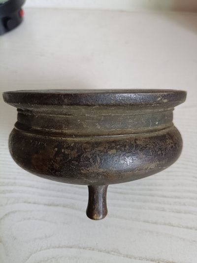 钱币，古钱币，古董杂项 明代鬲式铜香炉