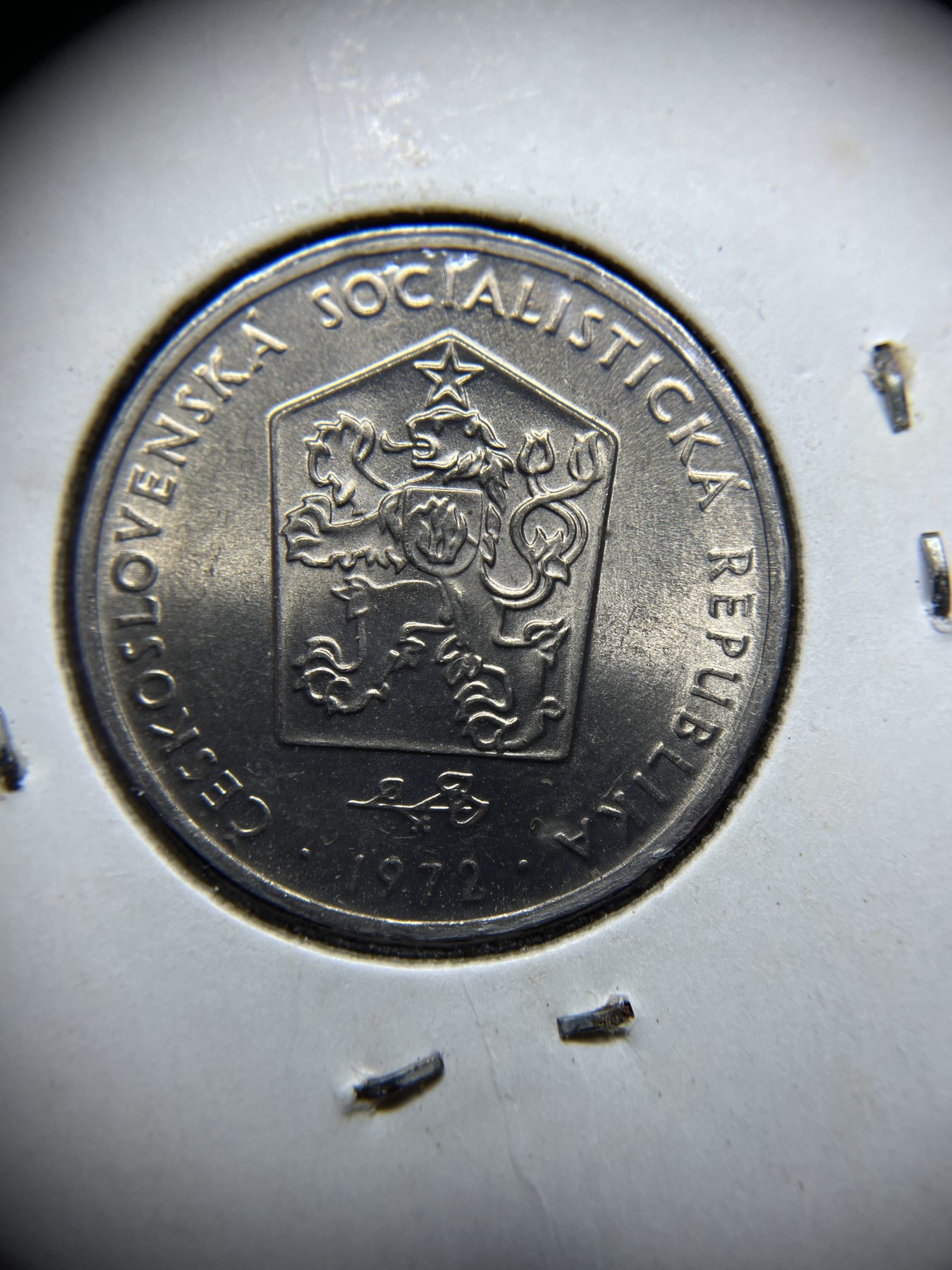 2024年集古藏今外币拍卖第二期-第7场-捷克斯洛伐克和波兰专场（总第17拍） 原光1972年捷克斯洛伐克2克朗