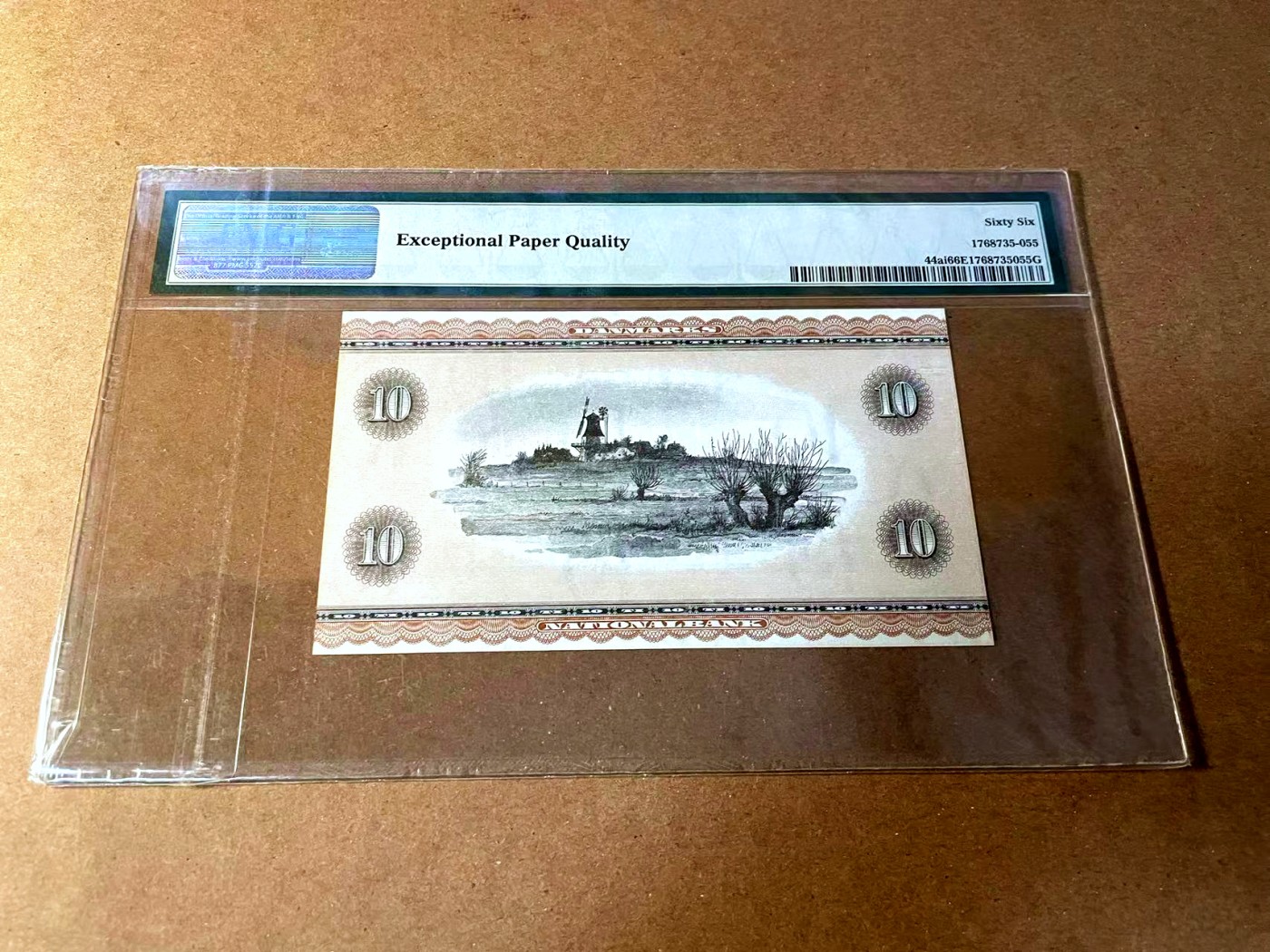 【Blue Auction】✨世界纸币精拍第448期【精】 丹麦 1974年10克朗 安徒生 PMG66EPQ