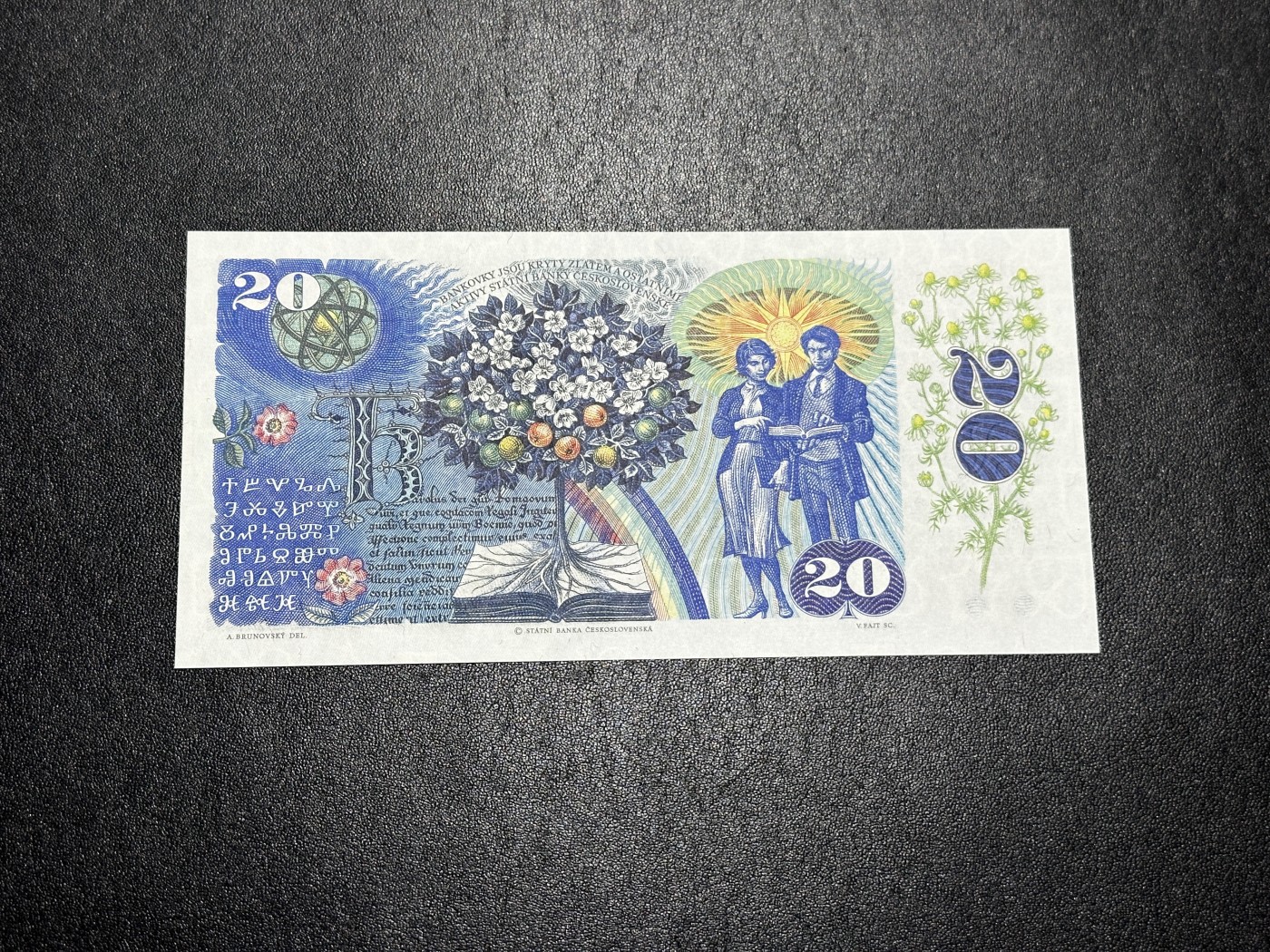 《外钞收藏家》第三百五十五期（连拍第二场） 1988年捷克斯洛伐克20克朗 全新UNC