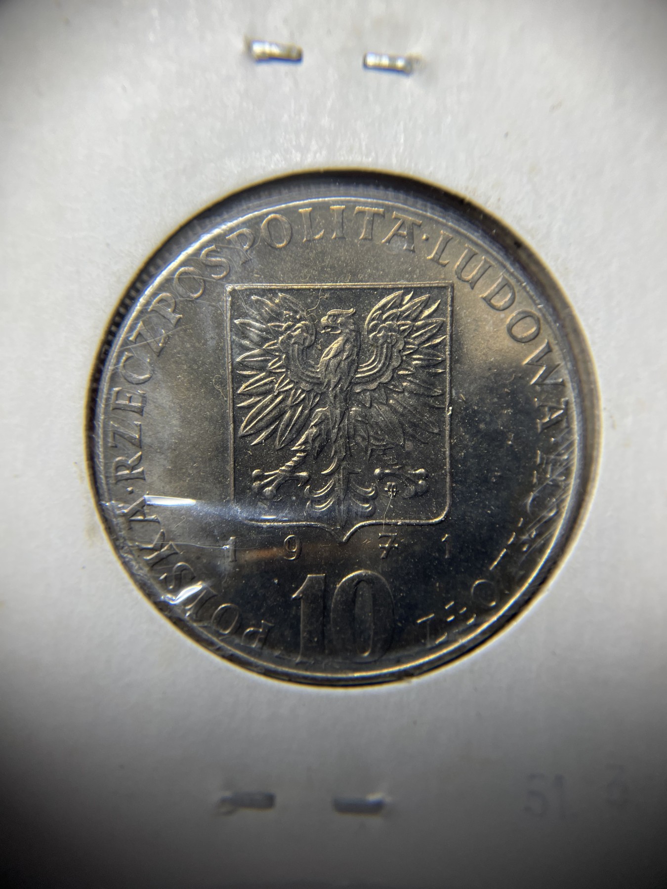 2024年集古藏今外币拍卖第二期-第7场-捷克斯洛伐克和波兰专场（总第17拍） 原光1970年波兰10兹罗提世界粮食组织纪念币