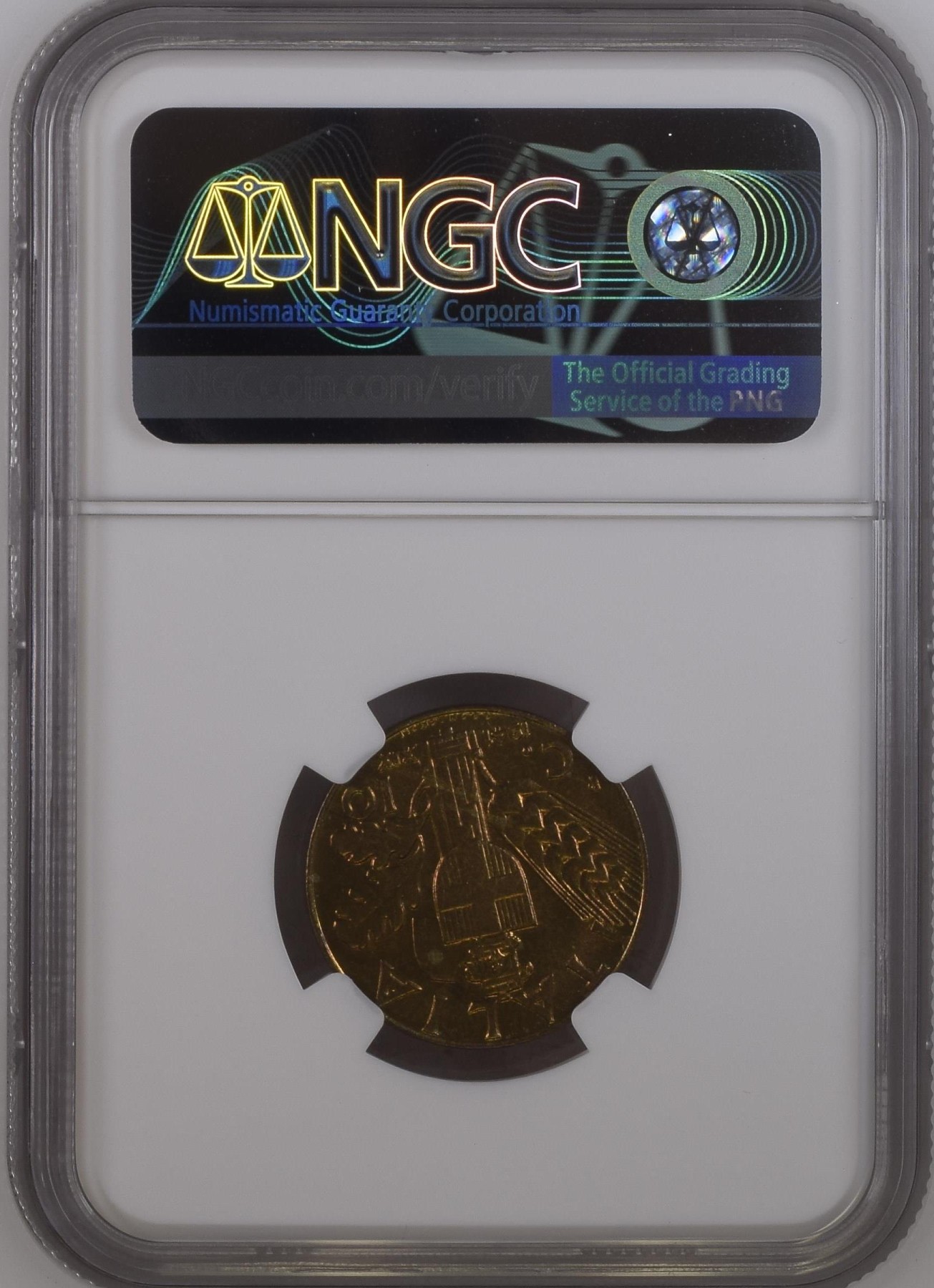 长老汇龙年精选第三场 1941R XIX 意大利伊曼纽尔三世10分铝铜币，NGC MS65，亚军分，更高分仅有四枚