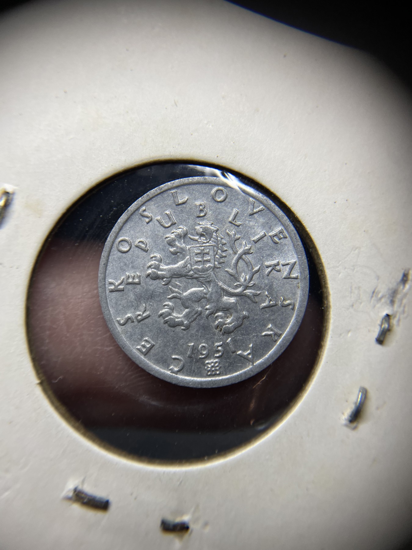 2024年集古藏今外币拍卖第二期-第7场-捷克斯洛伐克和波兰专场（总第17拍） 1951年捷克斯洛伐克50赫勒