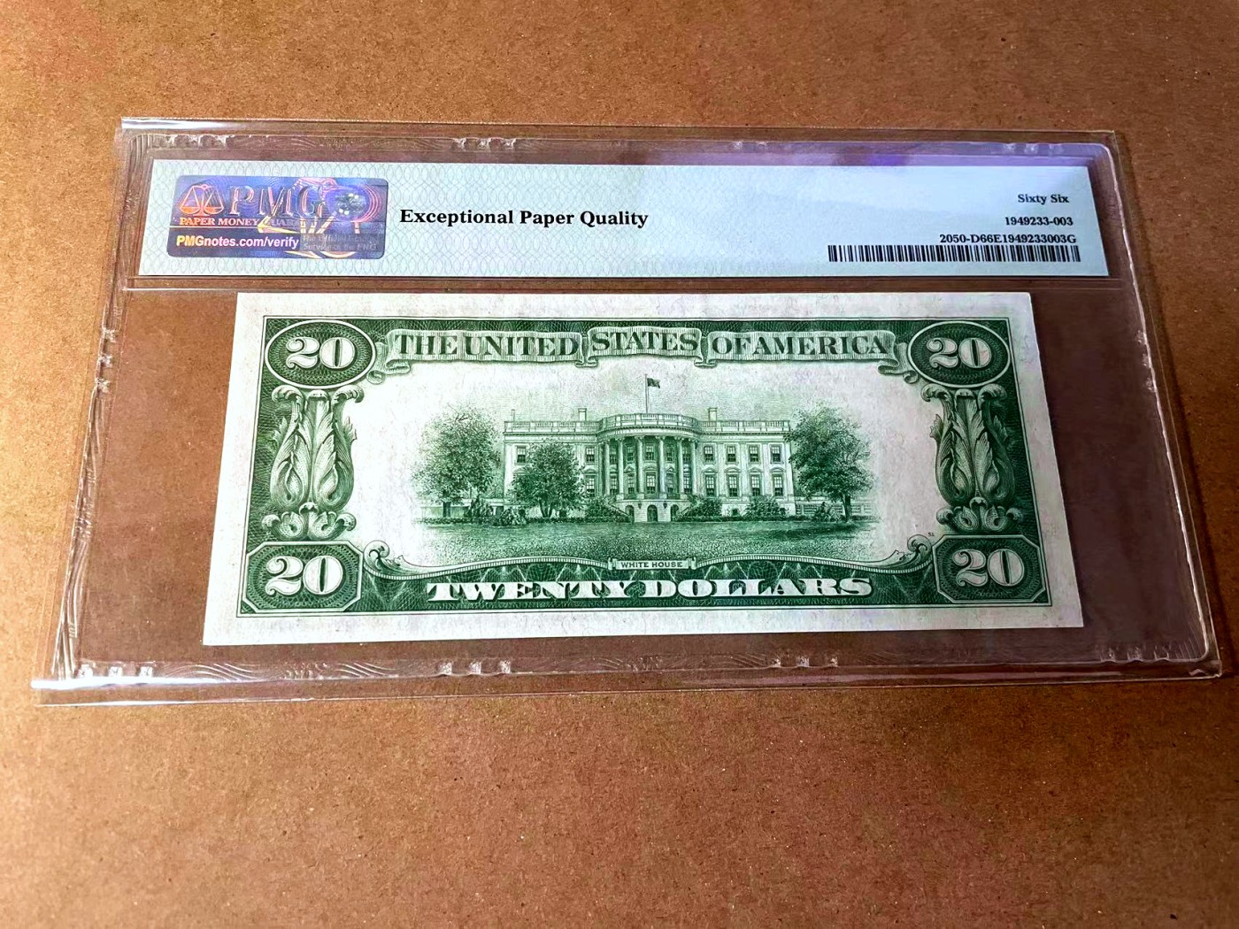 【Blue Auction】✨世界纸币精拍第448期【精】 美国 1928年20美金 克利夫兰版4区 PMG66EPQ 高分 