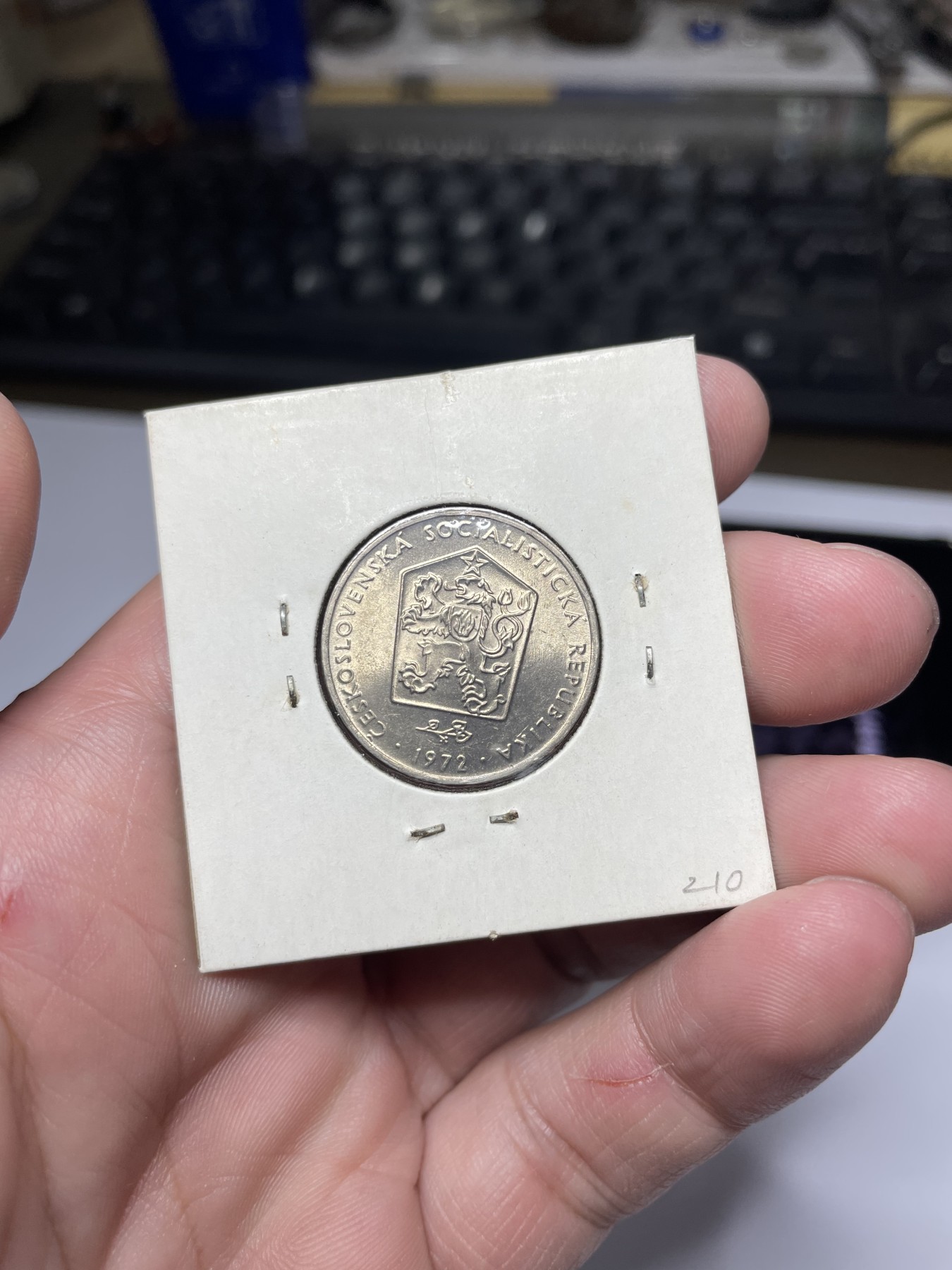 2024年集古藏今外币拍卖第二期-第7场-捷克斯洛伐克和波兰专场（总第17拍） 原光1972年捷克斯洛伐克2克朗