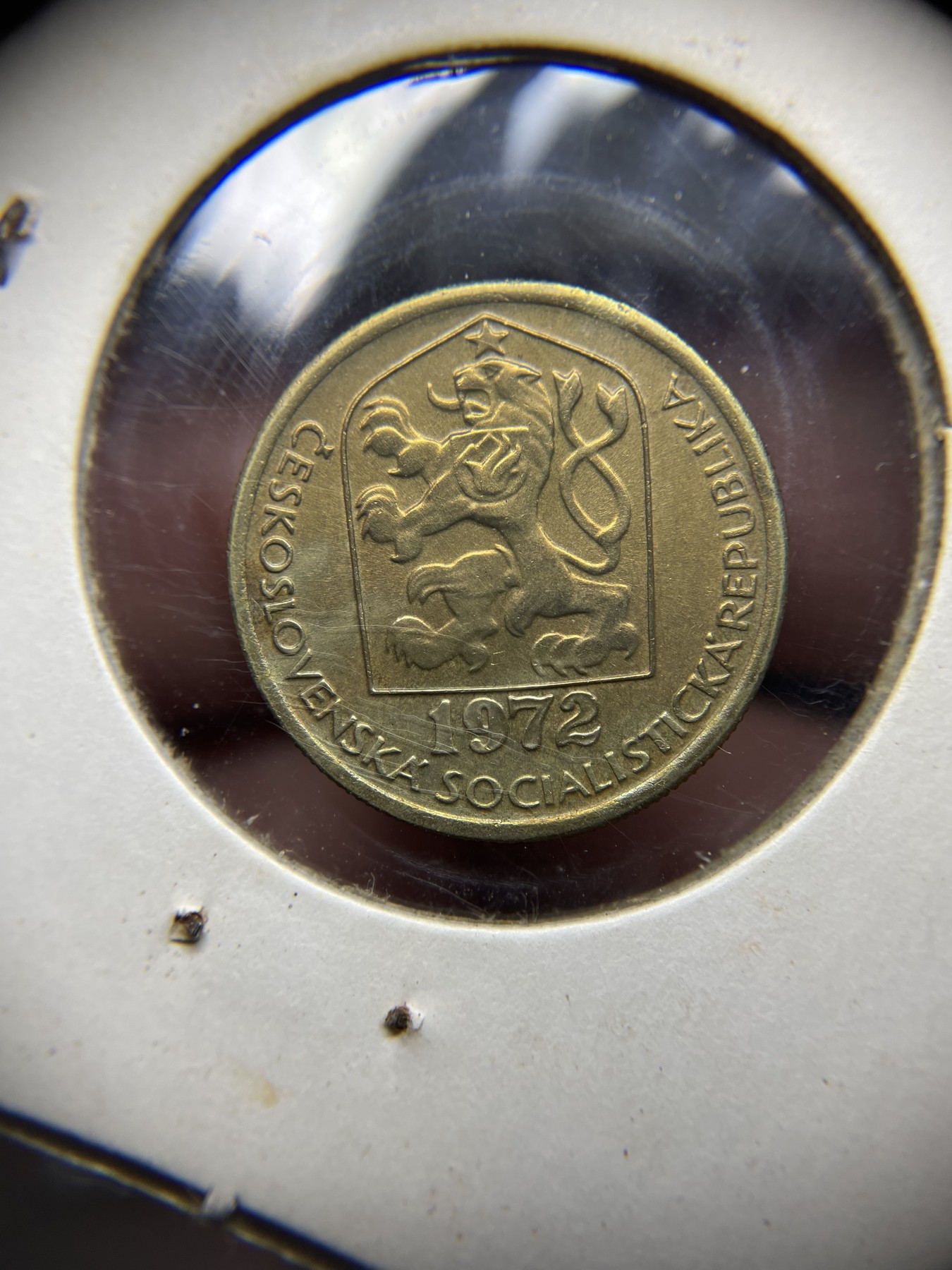 2024年集古藏今外币拍卖第二期-第7场-捷克斯洛伐克和波兰专场（总第17拍） 带光1972年捷克斯洛伐克20赫勒