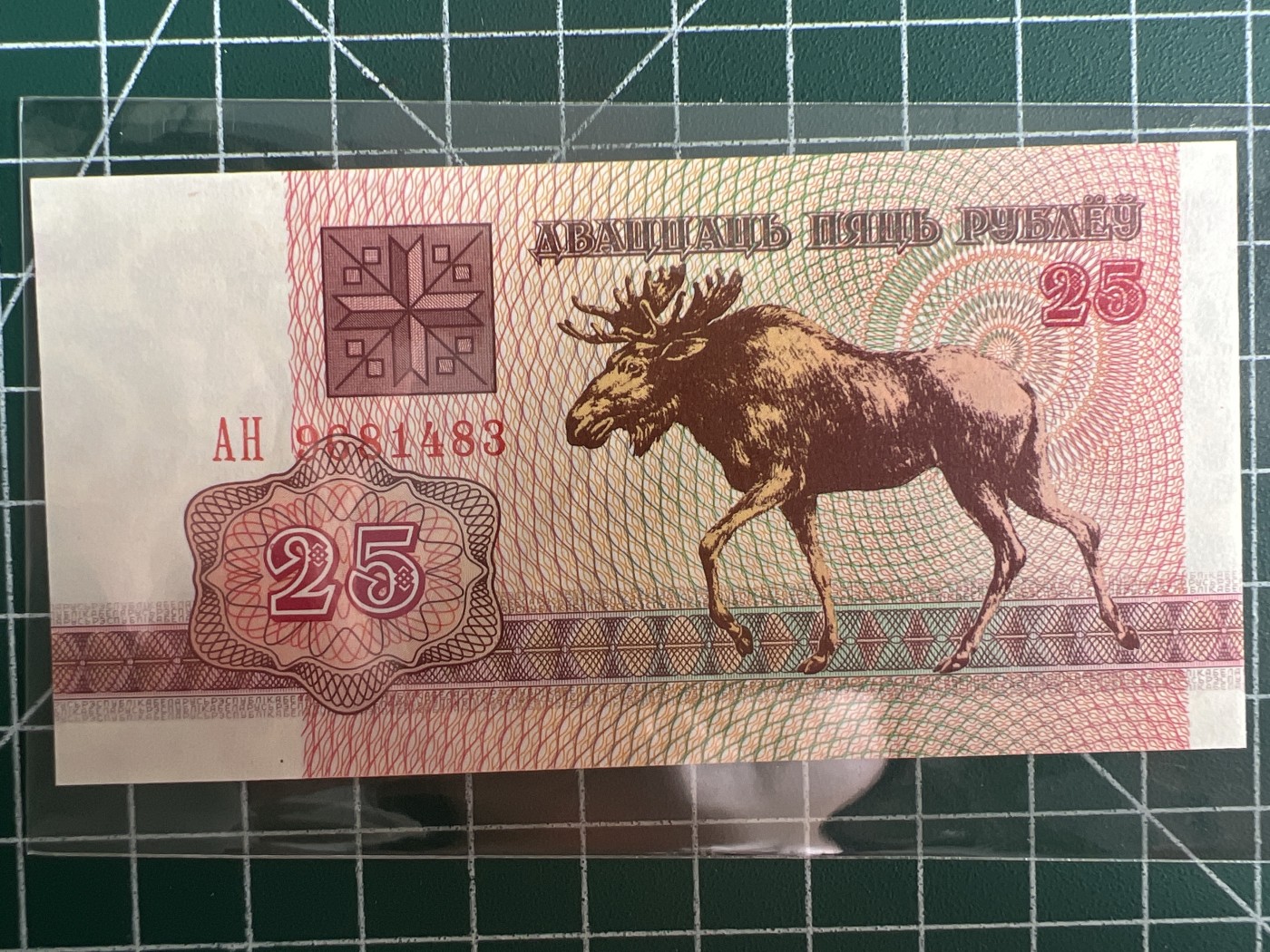第553期 纸币专场 （无押金，捡漏，全场50包邮，偏远地区除外，接收代拍业务） 白俄罗斯25卢布