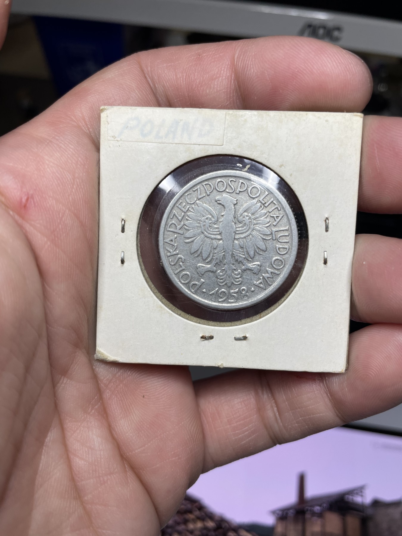 2024年集古藏今外币拍卖第二期-第7场-捷克斯洛伐克和波兰专场（总第17拍） 1958年波兰2兹罗提