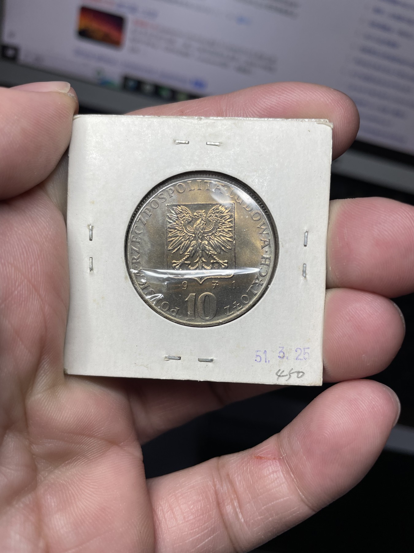 2024年集古藏今外币拍卖第二期-第7场-捷克斯洛伐克和波兰专场（总第17拍） 原光1970年波兰10兹罗提世界粮食组织纪念币