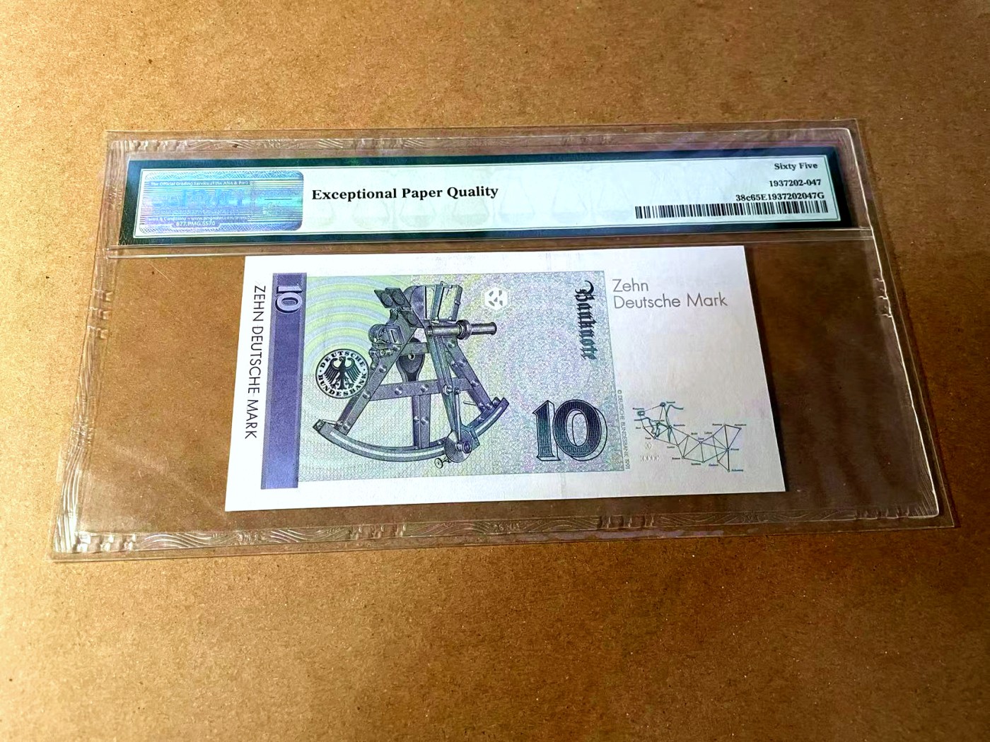 【Blue Auction】✨世界纸币精拍第448期【精】 德国 1993年10马克 PMG65EPQ 