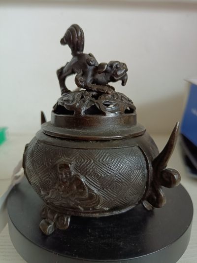 钱币，古钱币，古董杂项 明代铜熏香炉