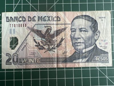 第576期 纸币专场 （无押金，捡漏，全场50包邮，偏远地区除外，接收代拍业务） - 墨西哥20比索