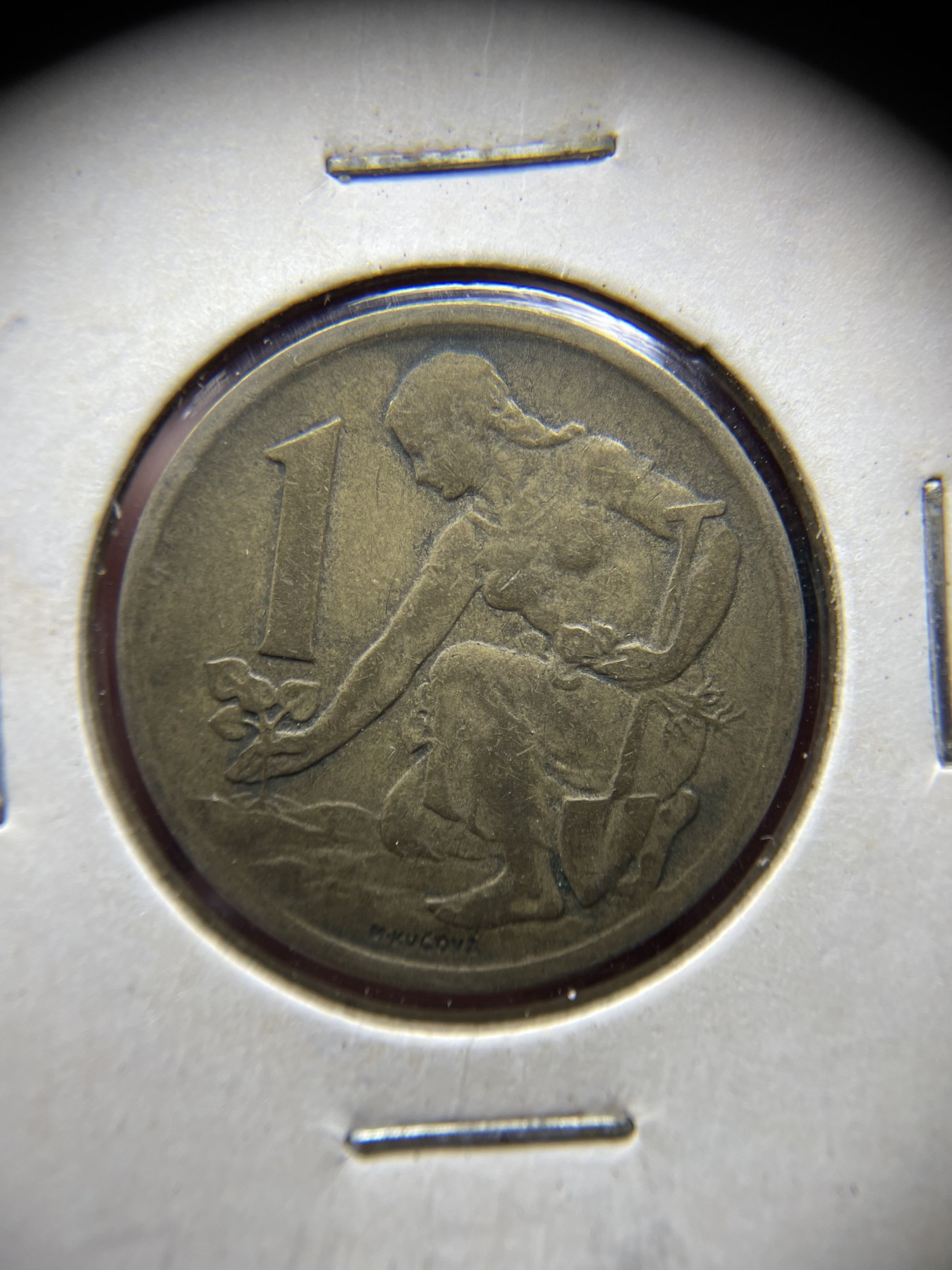 2024年集古藏今外币拍卖第二期-第7场-捷克斯洛伐克和波兰专场（总第17拍） 1963年捷克斯洛伐克1克朗