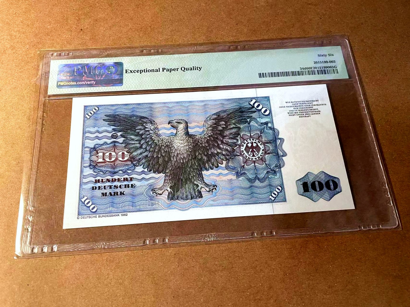 【Blue Auction】✨世界纸币精拍第448期【精】 德国 1980年100马克 明斯特 PMG66EPQ 