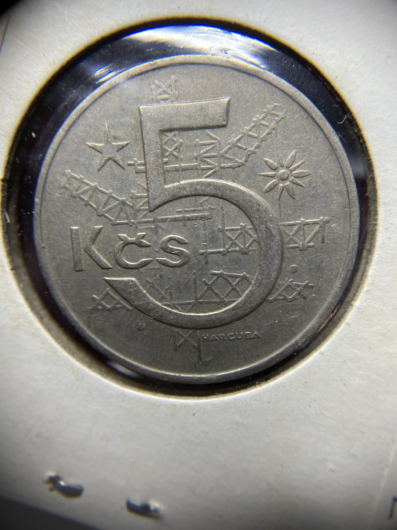 2024年集古藏今外币拍卖第二期-第7场-捷克斯洛伐克和波兰专场（总第17拍） 1966年捷克斯洛伐克5克朗