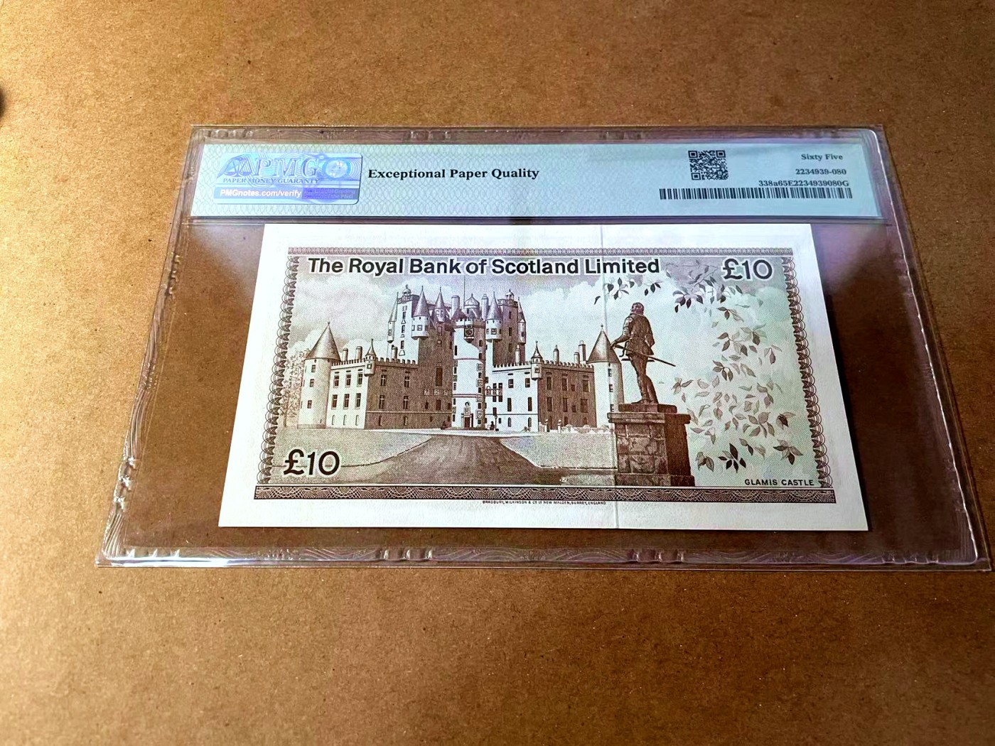 【Blue Auction】✨世界纸币精拍第448期【精】 苏格兰 1972-81年10镑 PMG65EPQ 