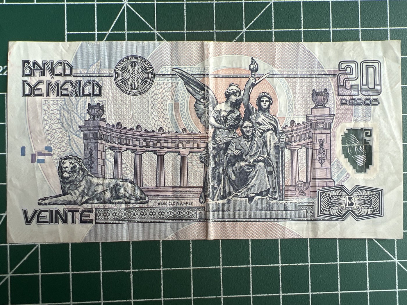 第611期 纸币专场 （无押金，捡漏，全场50包邮，偏远地区除外，接收代拍业务） 墨西哥20比索