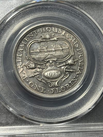 钱币评级专场&全场保真包代 - 澳大利亚一弗洛林银币一图一物、保真包代