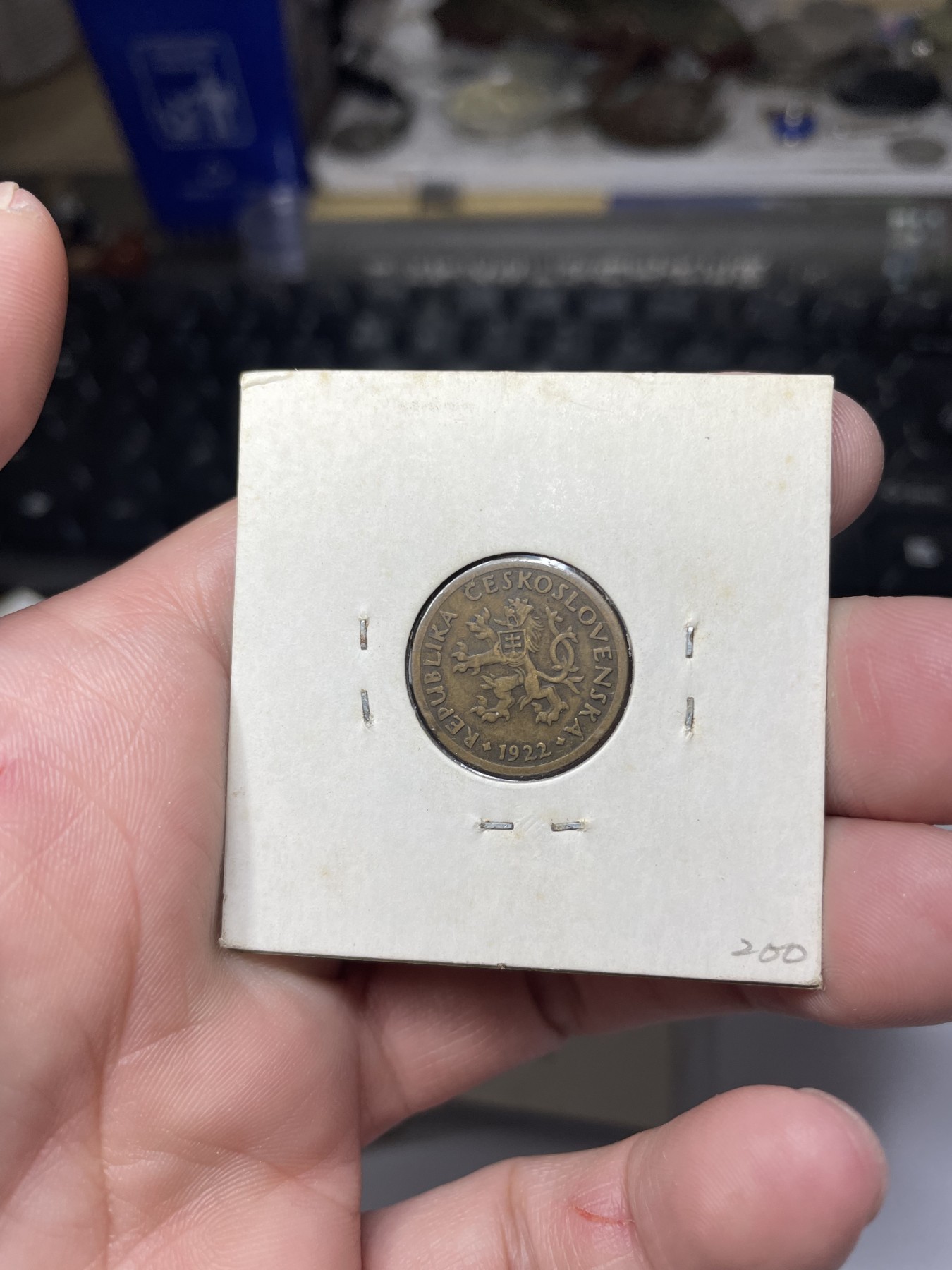 2024年集古藏今外币拍卖第二期-第7场-捷克斯洛伐克和波兰专场（总第17拍） 1922年捷克斯洛伐克10分铜币