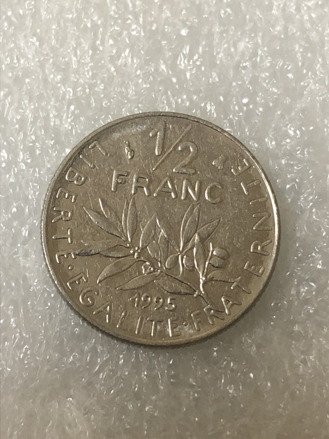 神仙姐姐散币好品专场第二十三期（无佣金满邮自动发出 1995年 法国1/2法郎