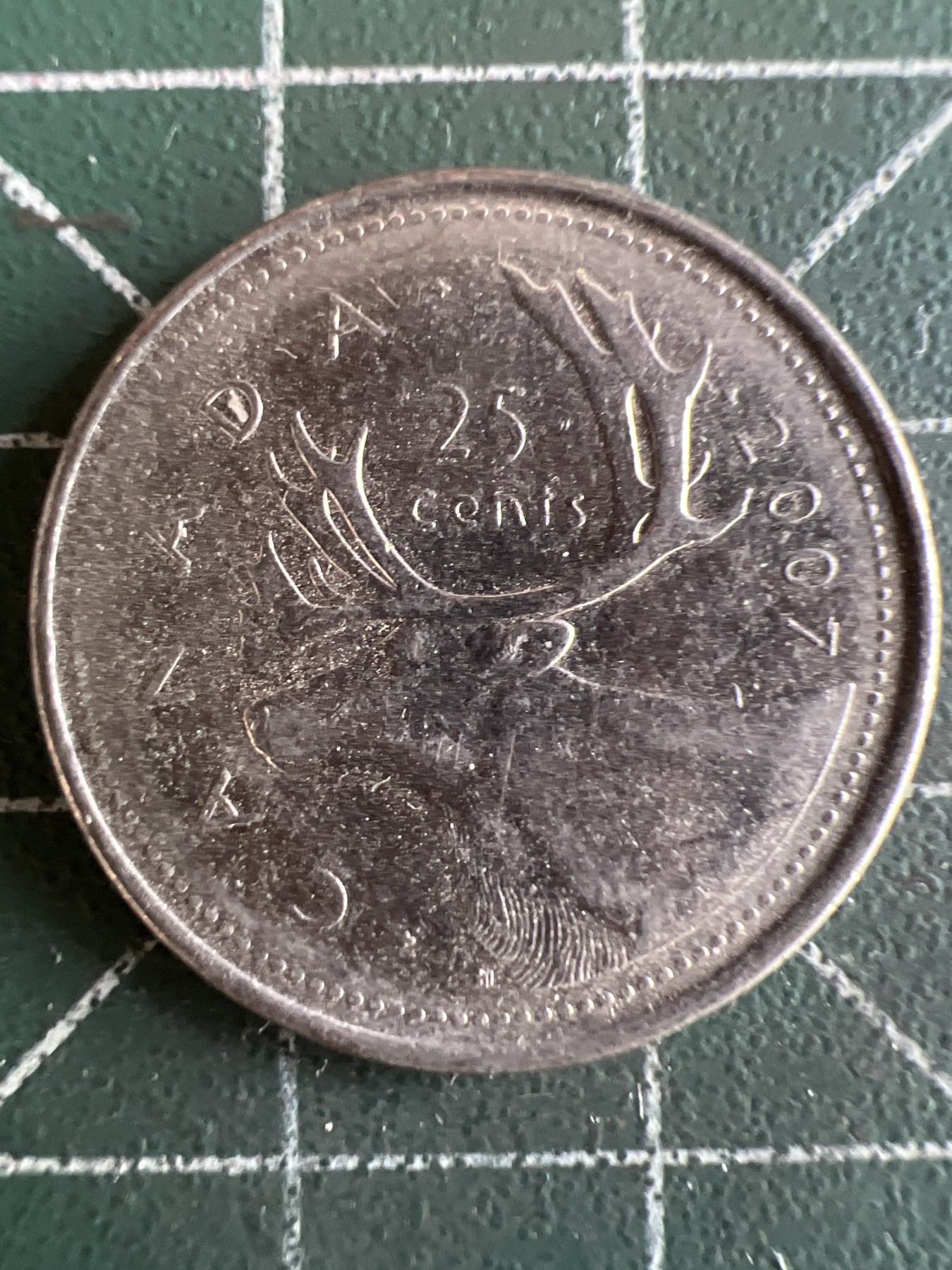 第556期 硬币专场 （无押金，捡漏，全场50包邮，偏远地区除外，接收代拍业务） 加拿大25分 老年 2007年