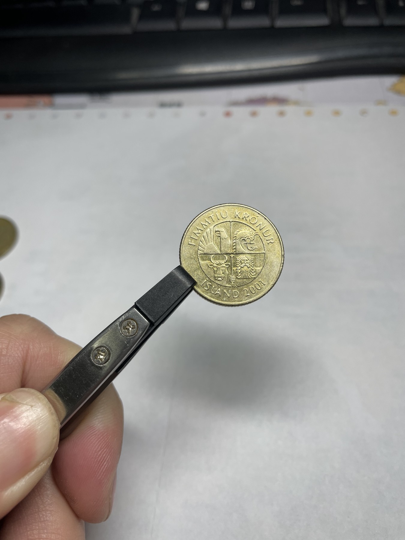 2024年集古藏今外币拍卖第二期-第9场（总第19拍） 2001年冰岛50克朗