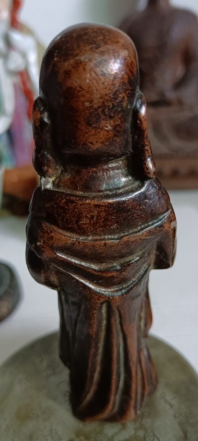 钱币，古钱币，古董杂项 实心铜人物形象