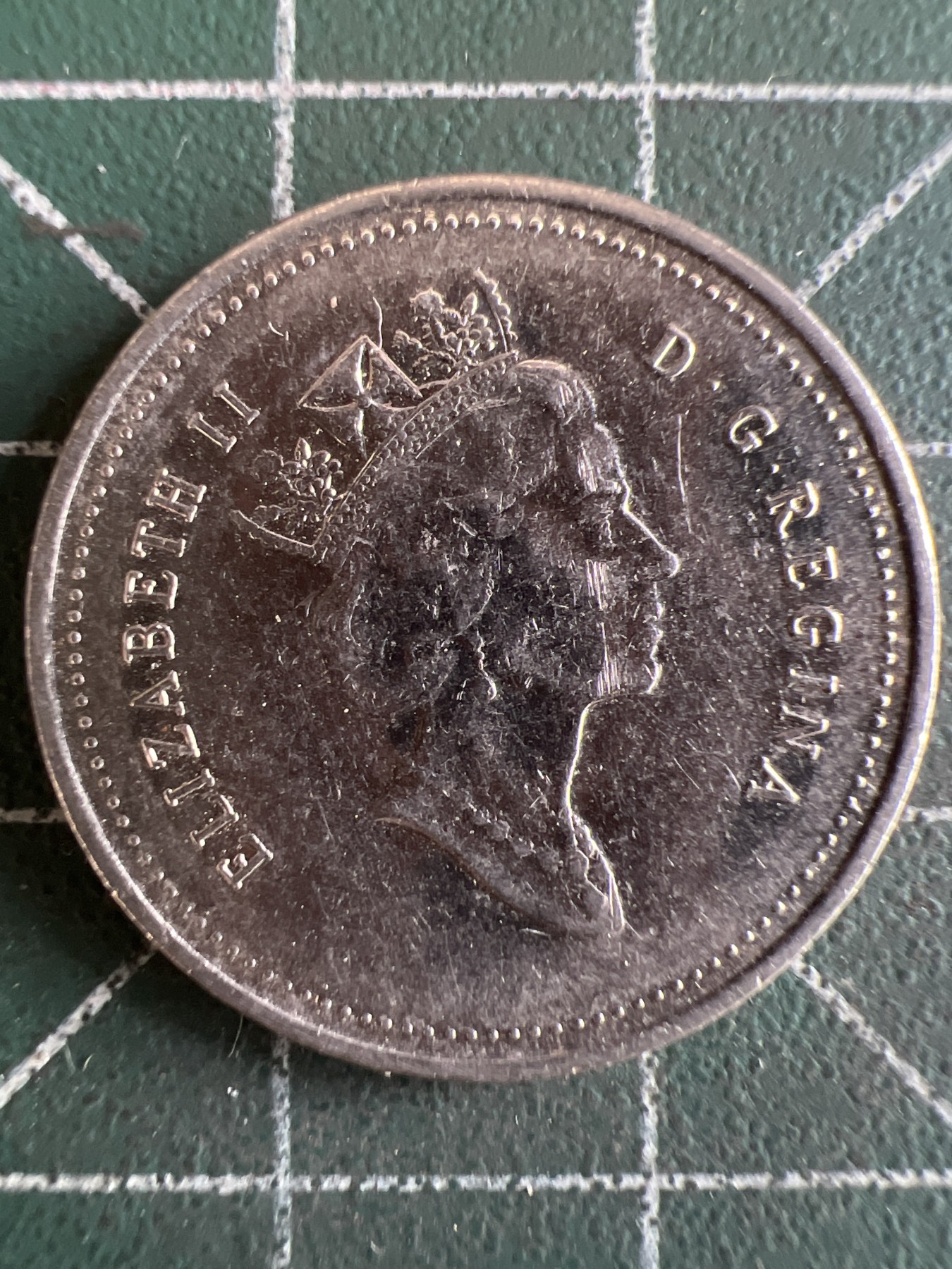 第556期 硬币专场 （无押金，捡漏，全场50包邮，偏远地区除外，接收代拍业务） 加拿大高冠25分 1994年