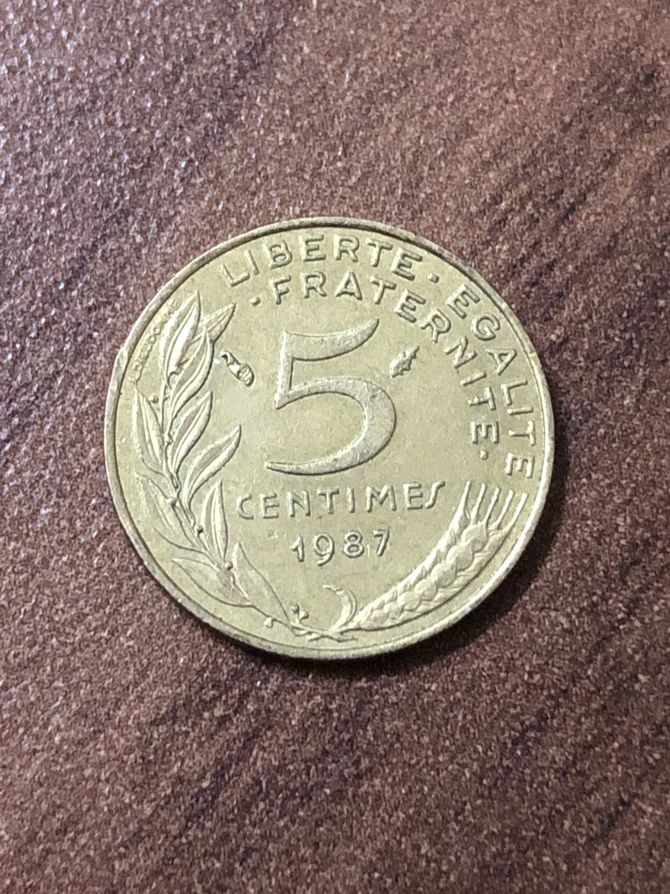 神仙姐姐散币好品专场第二十三期（无佣金满邮自动发出 1987年 法国5生丁