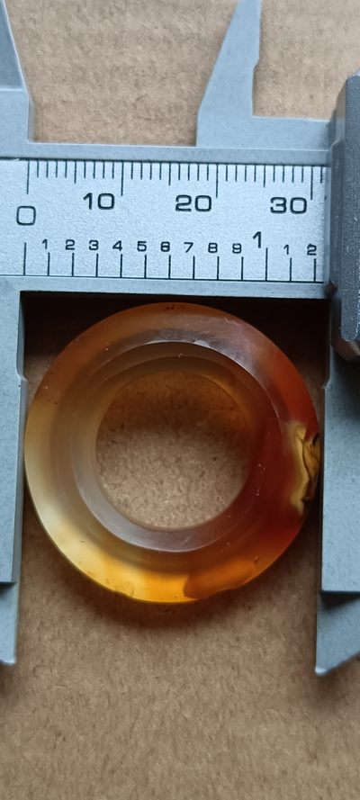 钱币，古钱币，古董杂项 老玛瑙环