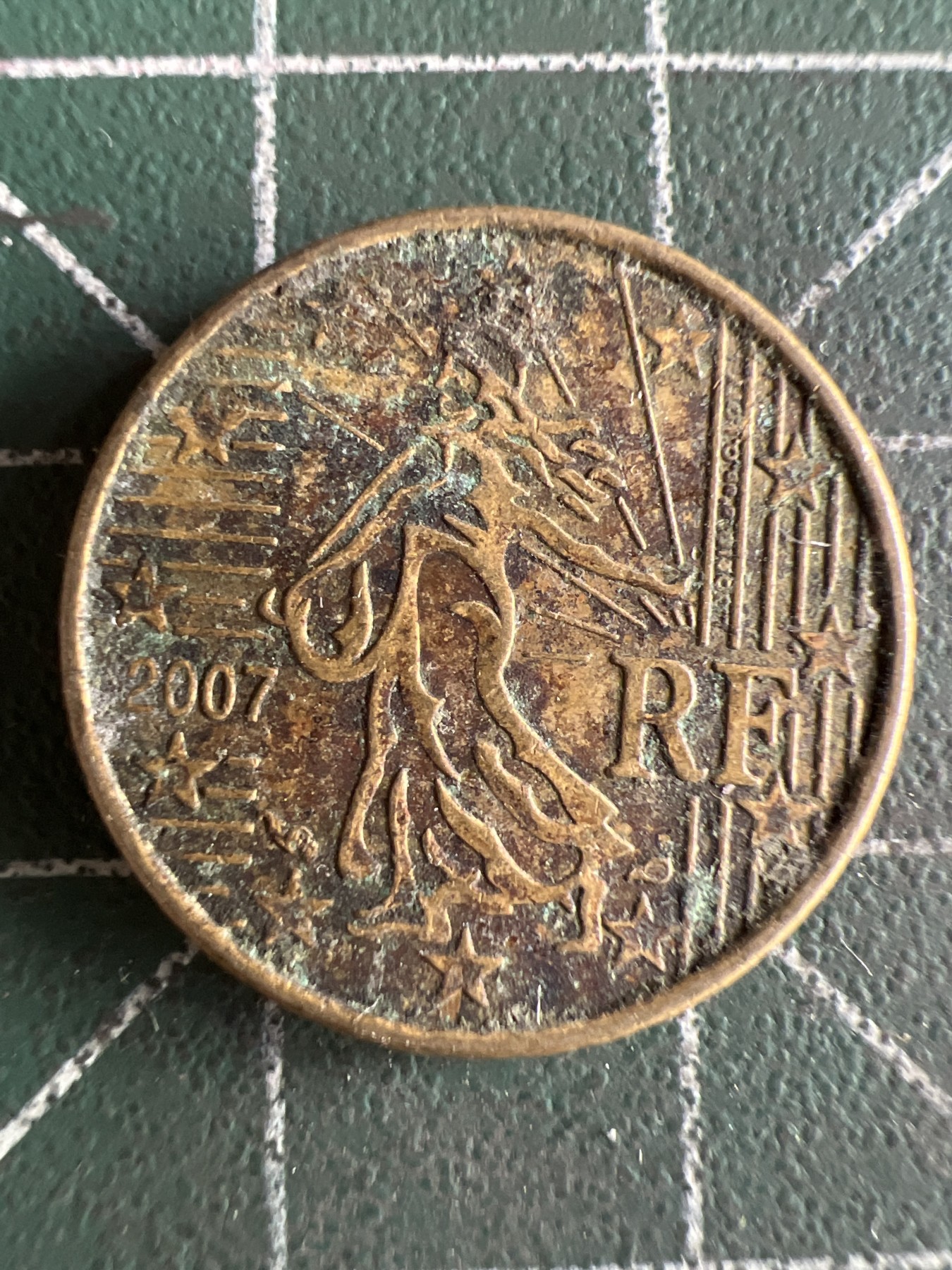 第589期 硬币专场 （无押金，捡漏，全场50包邮，偏远地区除外，接收代拍业务） 法国10欧分 2007年