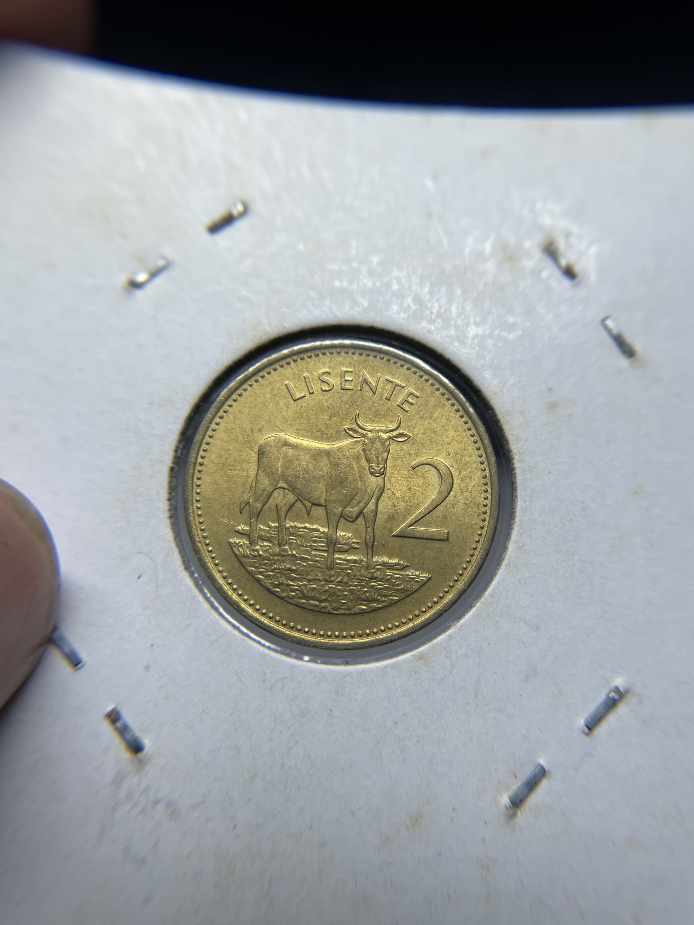 2024年集古藏今外币拍卖第二期-第9场（总第19拍） 带光1985年莱索托2黎