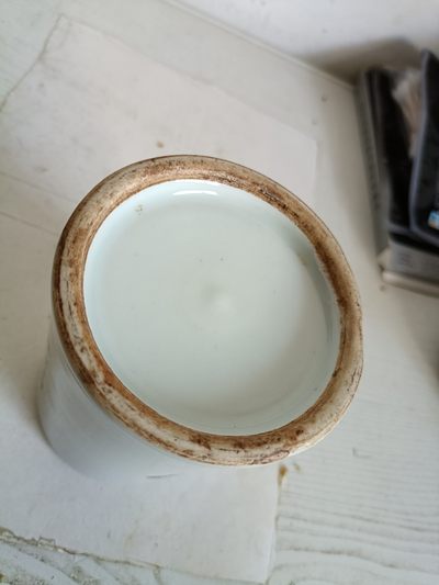 钱币，古钱币，古董杂项 民国时期五彩旗笔筒