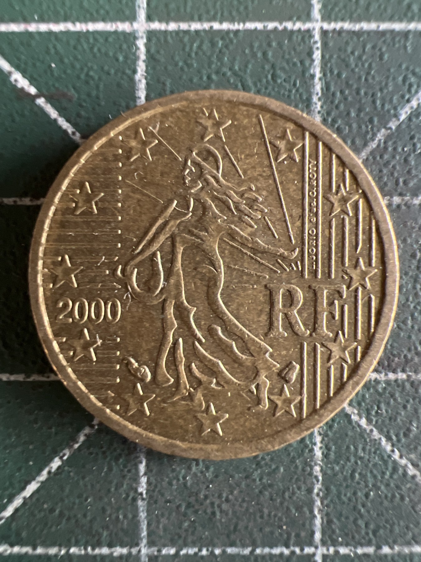 第556期 硬币专场 （无押金，捡漏，全场50包邮，偏远地区除外，接收代拍业务） 法国10欧分 2000年