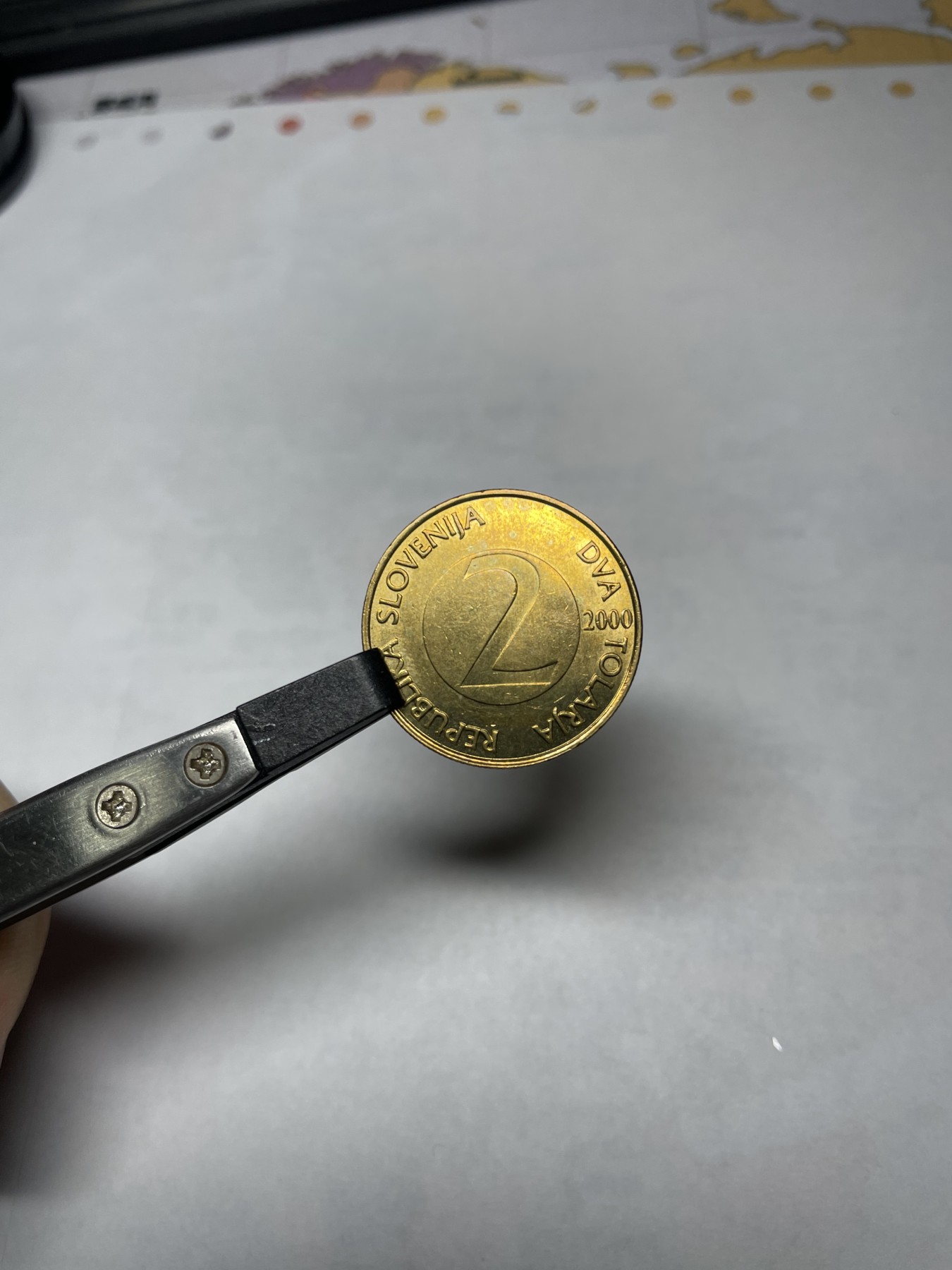 2024年集古藏今外币拍卖第二期-第9场（总第19拍） 带光2000年斯洛文尼亚2托拉尔