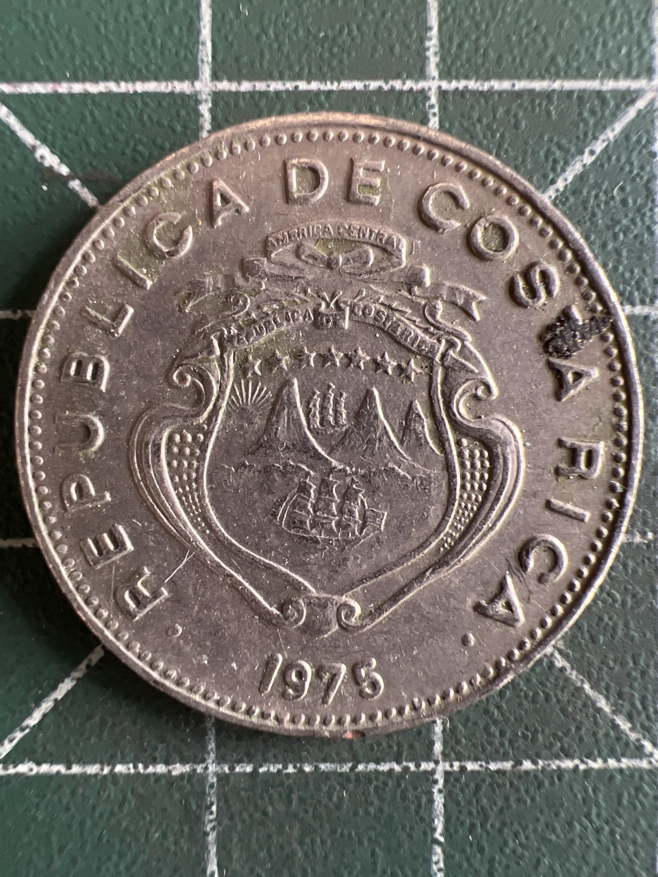 第555期 硬币专场 （无押金，捡漏，全场50包邮，偏远地区除外，接收代拍业务） 哥斯达黎加50分 1975年