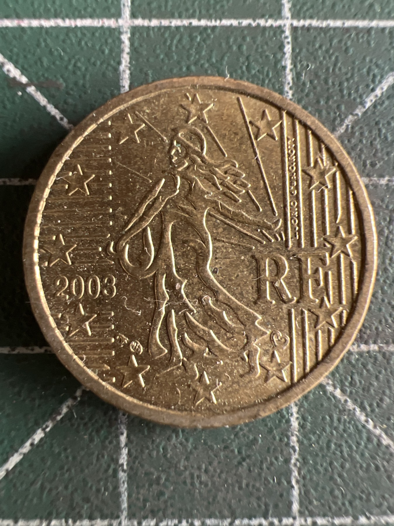 第569期 硬币专场 （无押金，捡漏，全场50包邮，偏远地区除外，接收代拍业务） 法国10欧分 2003年