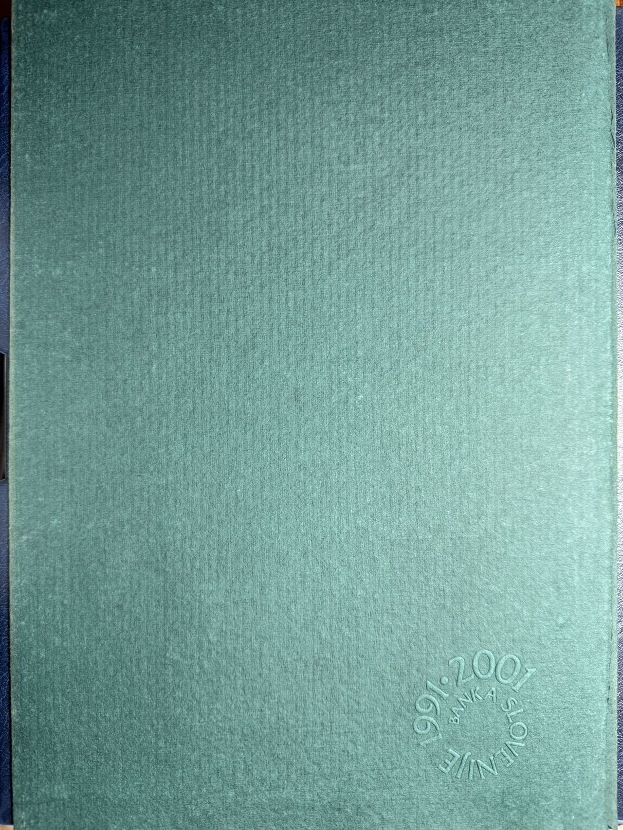 收藏联盟Quantum Auction 第332期拍卖  斯洛文尼亚2001年100到10000托拉尔银行成立10周年纪念钞 品相全新UNC 