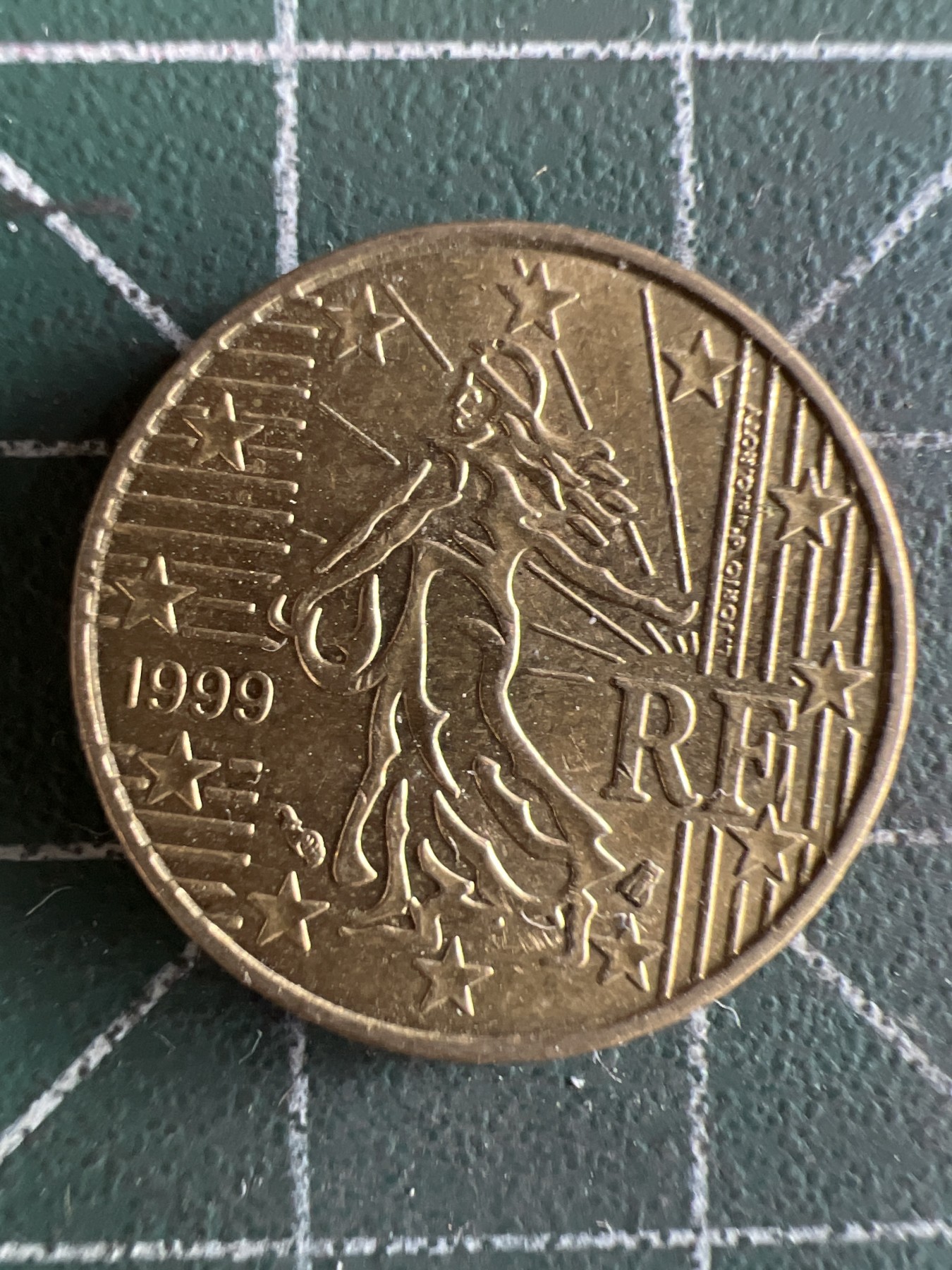 第555期 硬币专场 （无押金，捡漏，全场50包邮，偏远地区除外，接收代拍业务） 法国10欧分 1999年