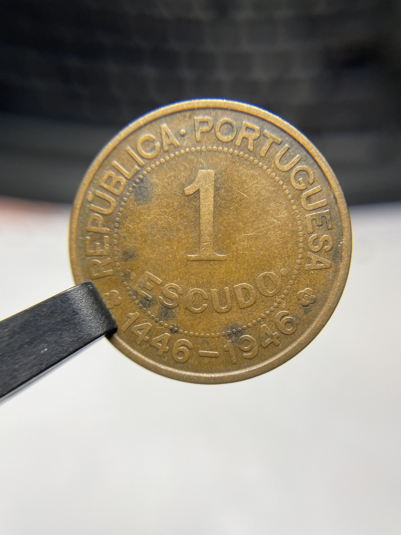 2024年集古藏今外币拍卖第二期-第9场（总第19拍） 1946年葡属几内亚1埃斯库多发现非洲500年