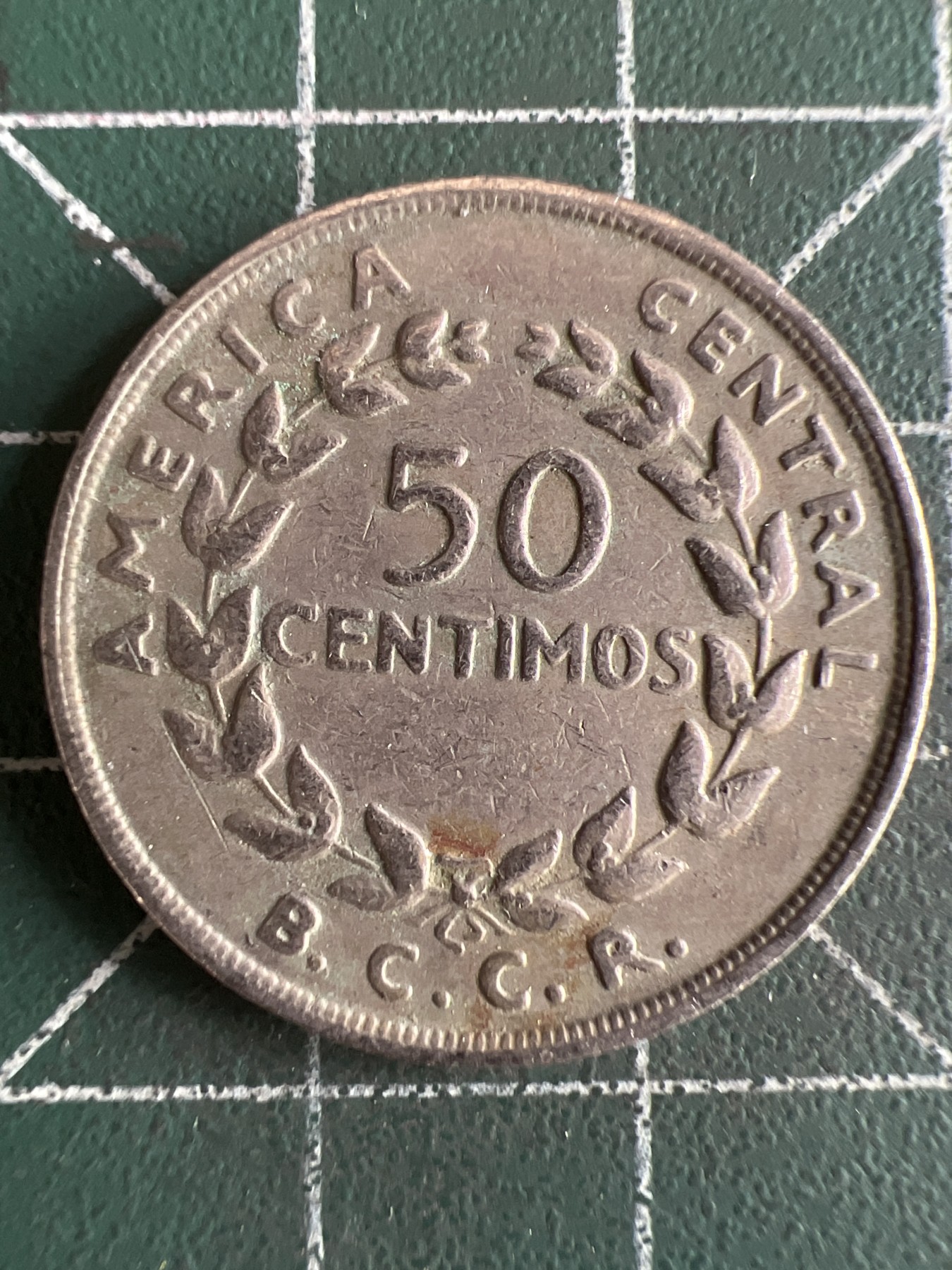 第554期 硬币专场 （无押金，捡漏，全场50包邮，偏远地区除外，接收代拍业务） 哥斯达黎加50分 1968年