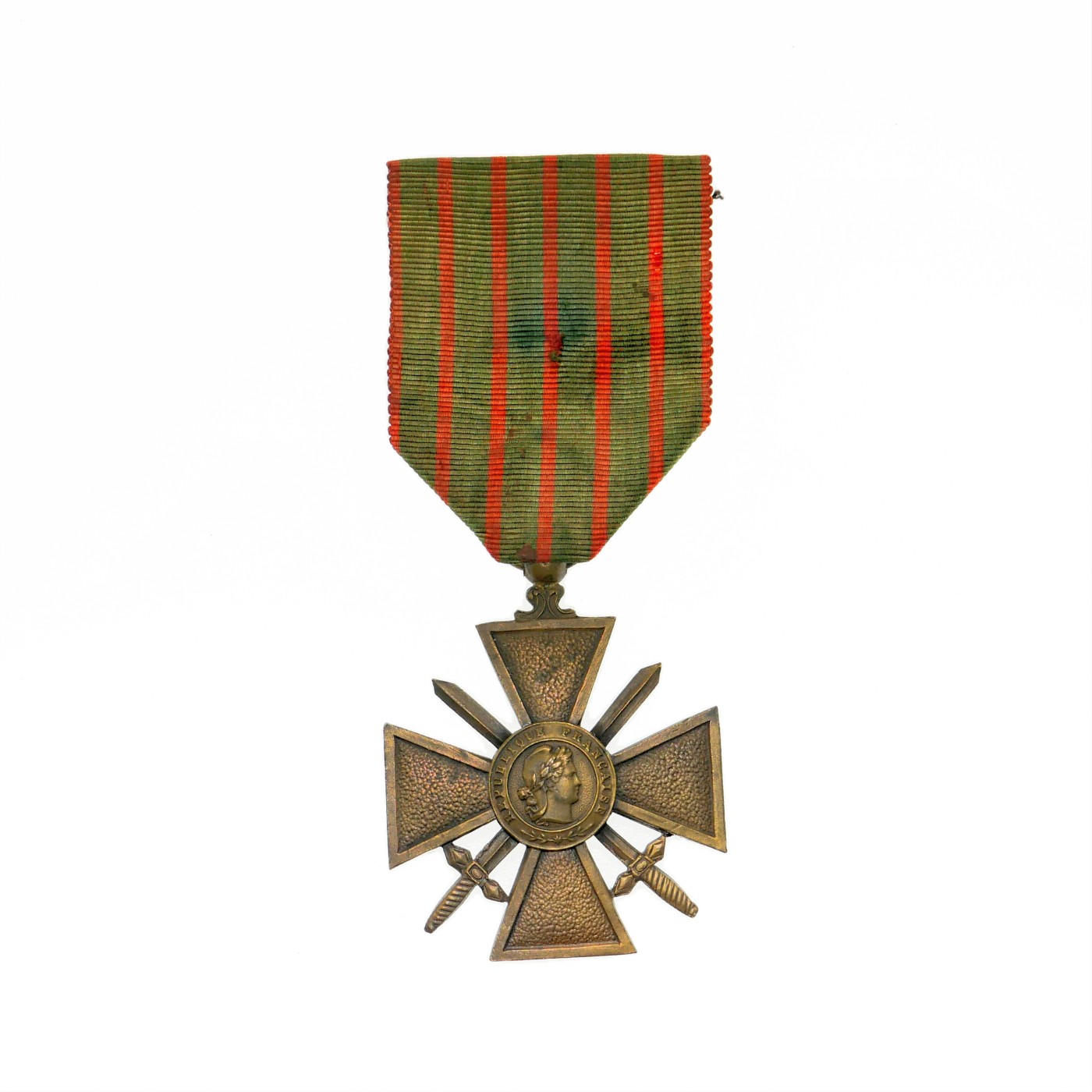 勋章奖章交易所3月23日拍卖 法国战争十字奖章1918版
