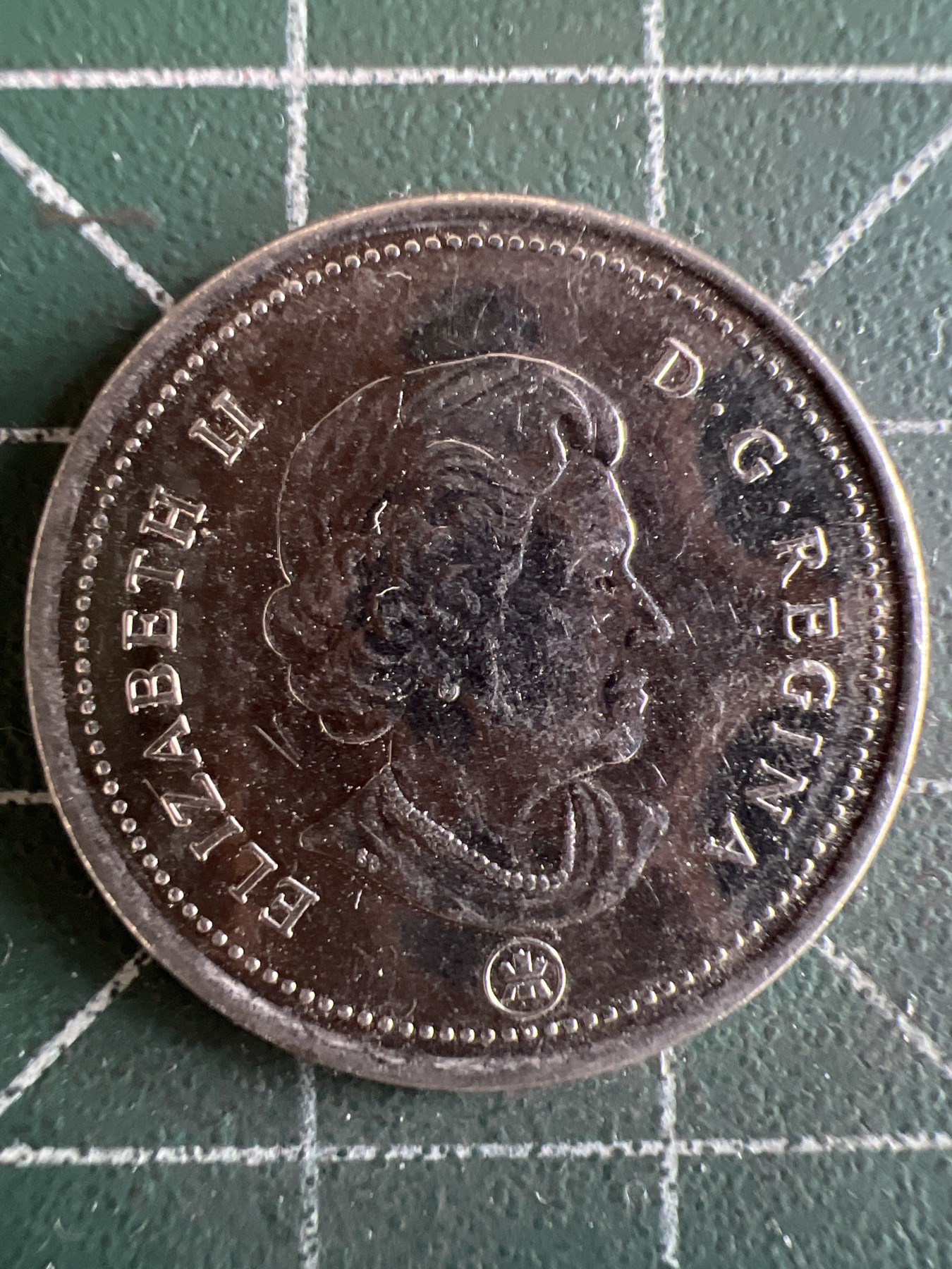 第556期 硬币专场 （无押金，捡漏，全场50包邮，偏远地区除外，接收代拍业务） 加拿大25分 老年 2011年